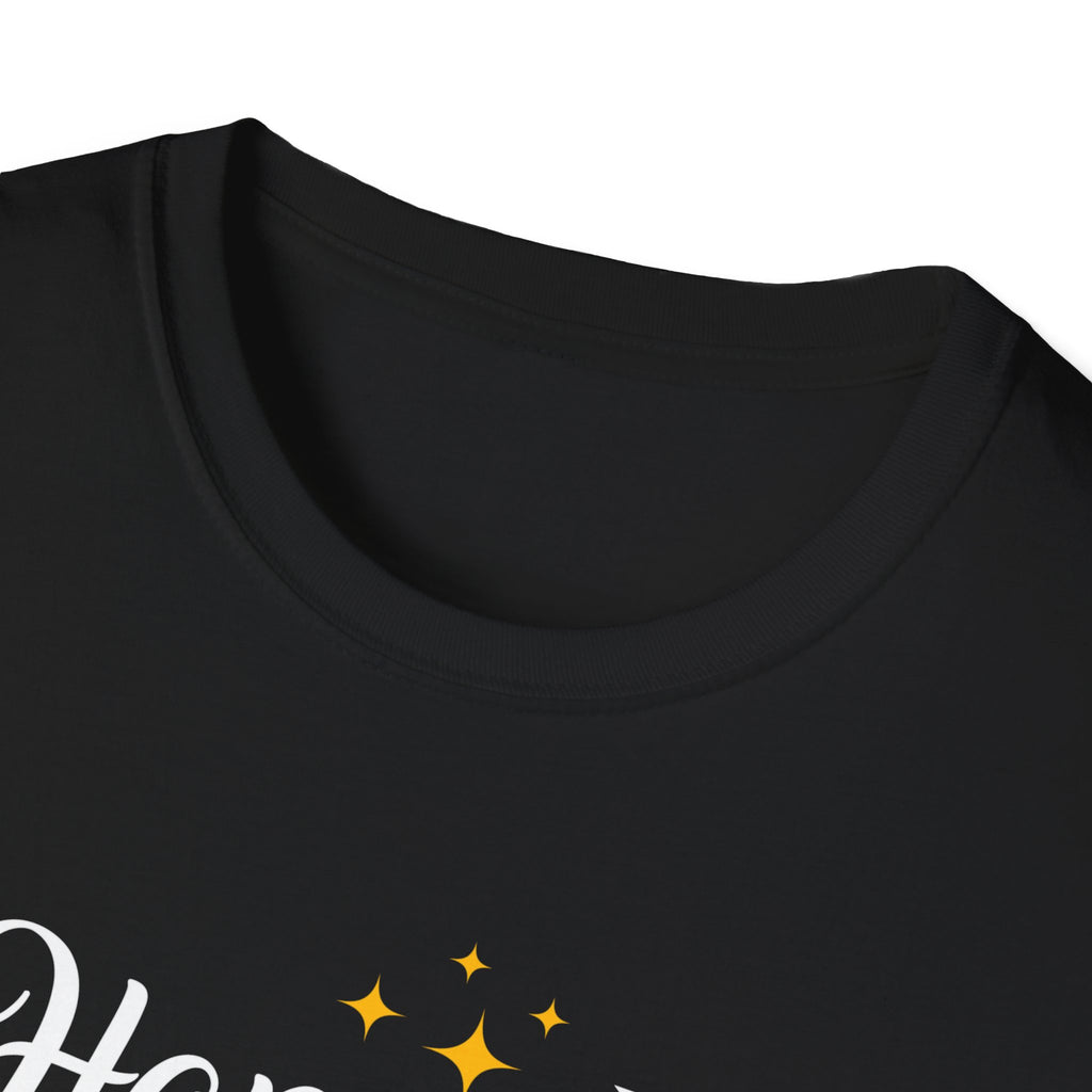 Minimal Gold Star Tee — Subtle Sparkle Graphic T-Shirt