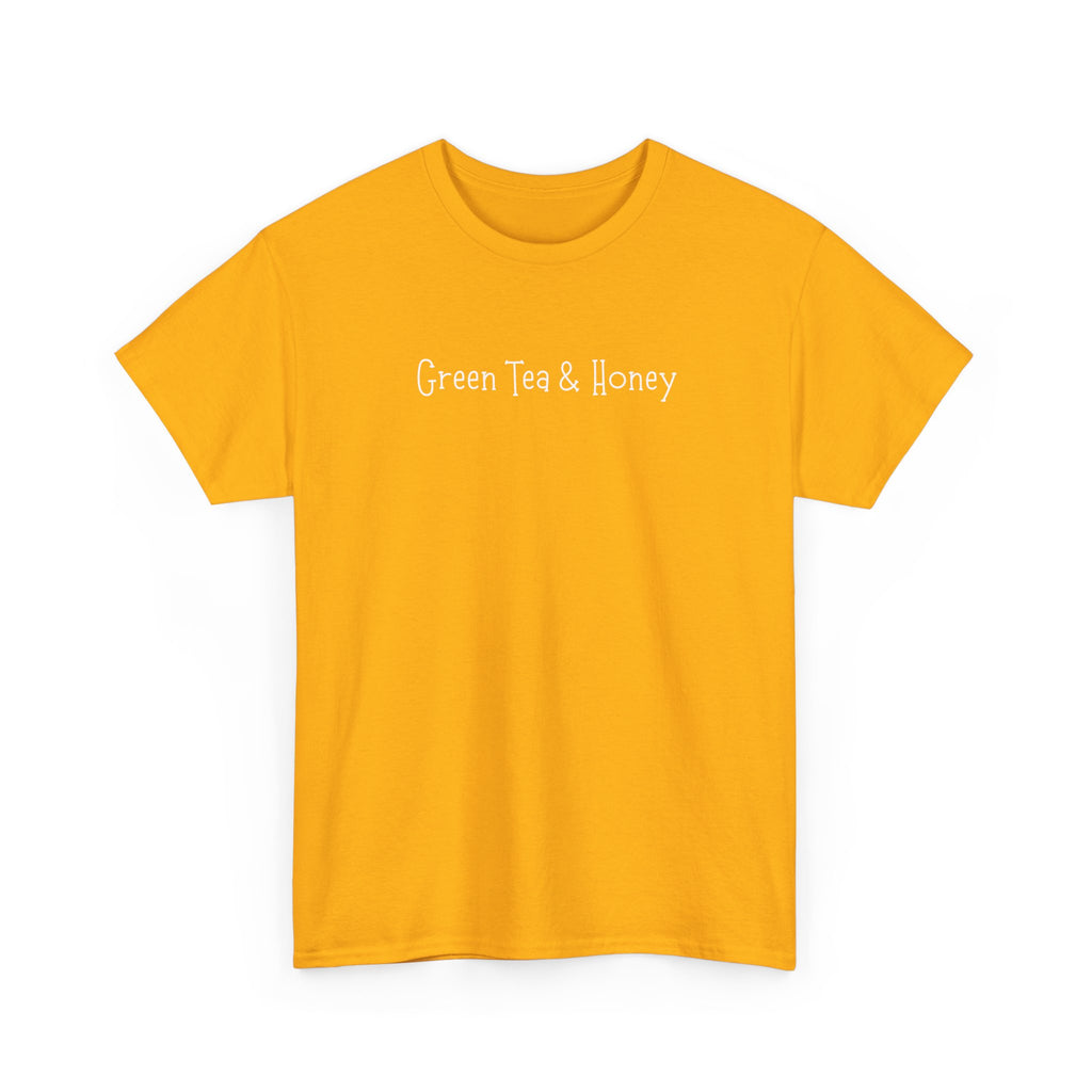 Green Tea & Honey Tee — Minimalist Tea Lover T-Shirt
