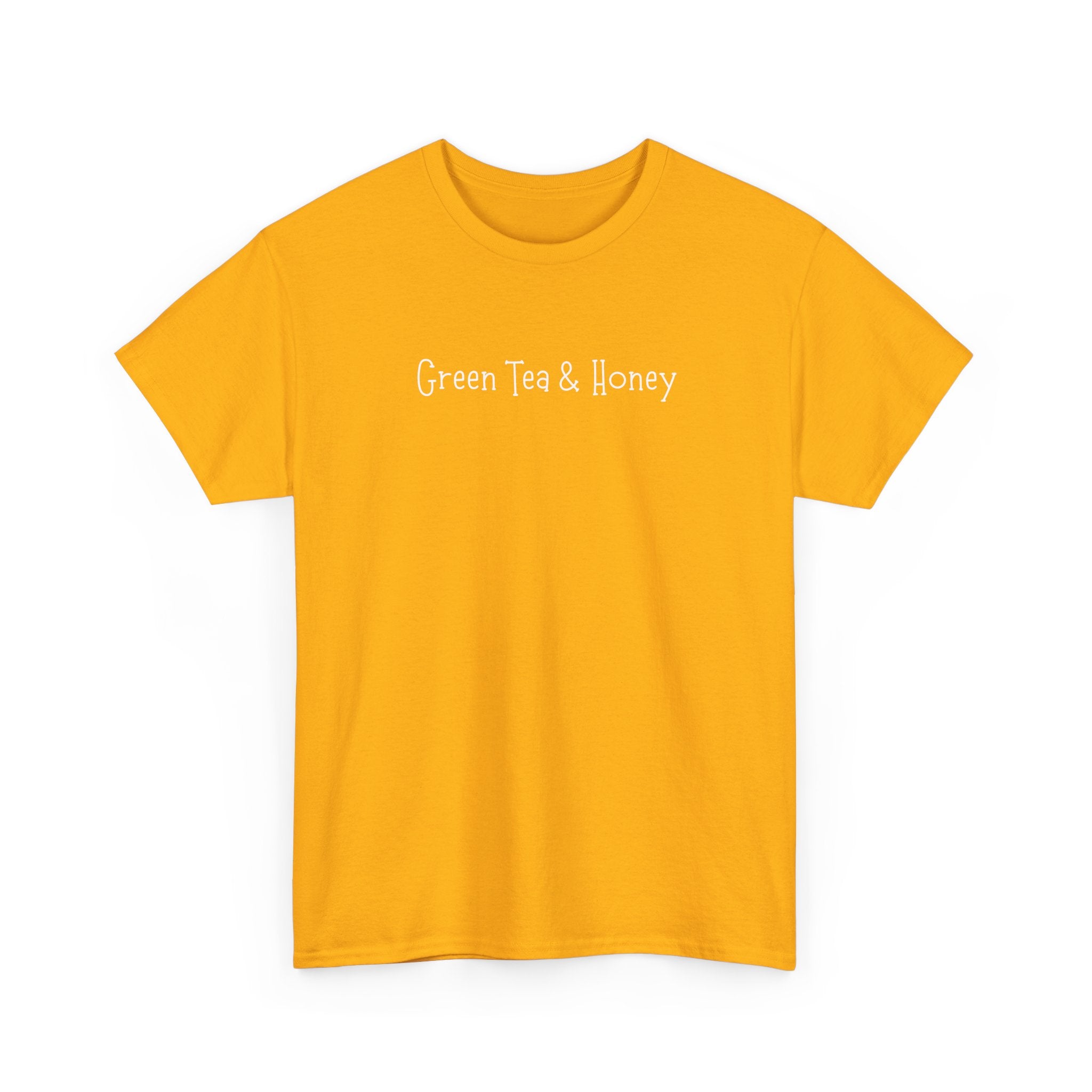 Green Tea & Honey Tee — Minimalist Tea Lover T-Shirt