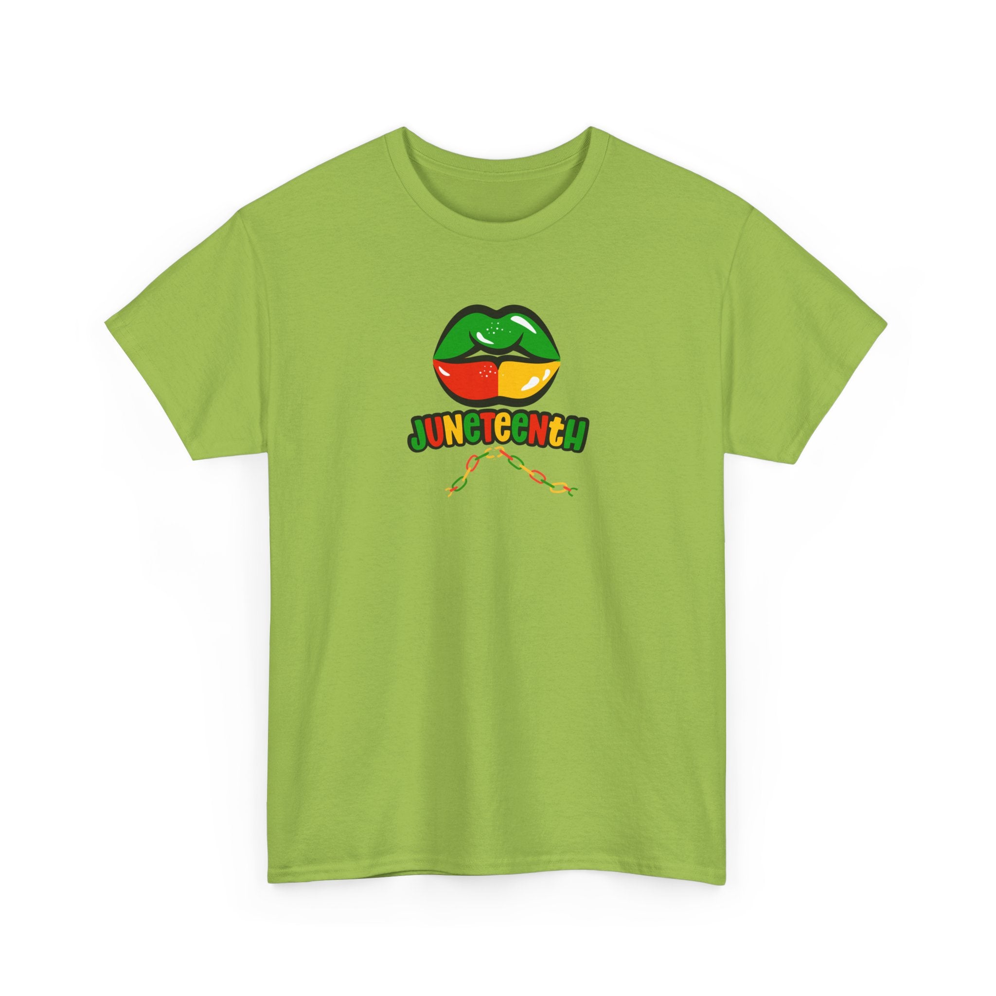 Juneteenth Lips Graphic Tee - Black History Celebration Shirt