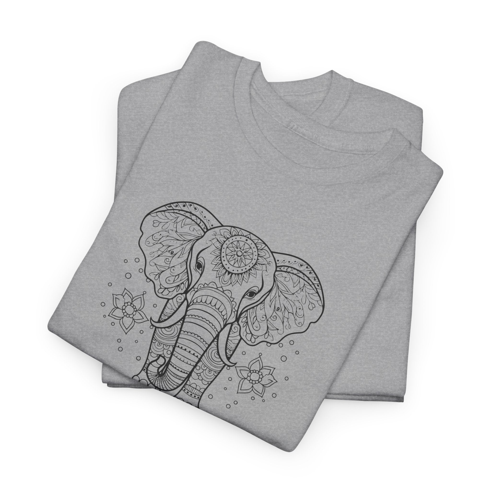 Elephant Head Tee — "Big Style. Bigger Presence" Graphic T-Shirt