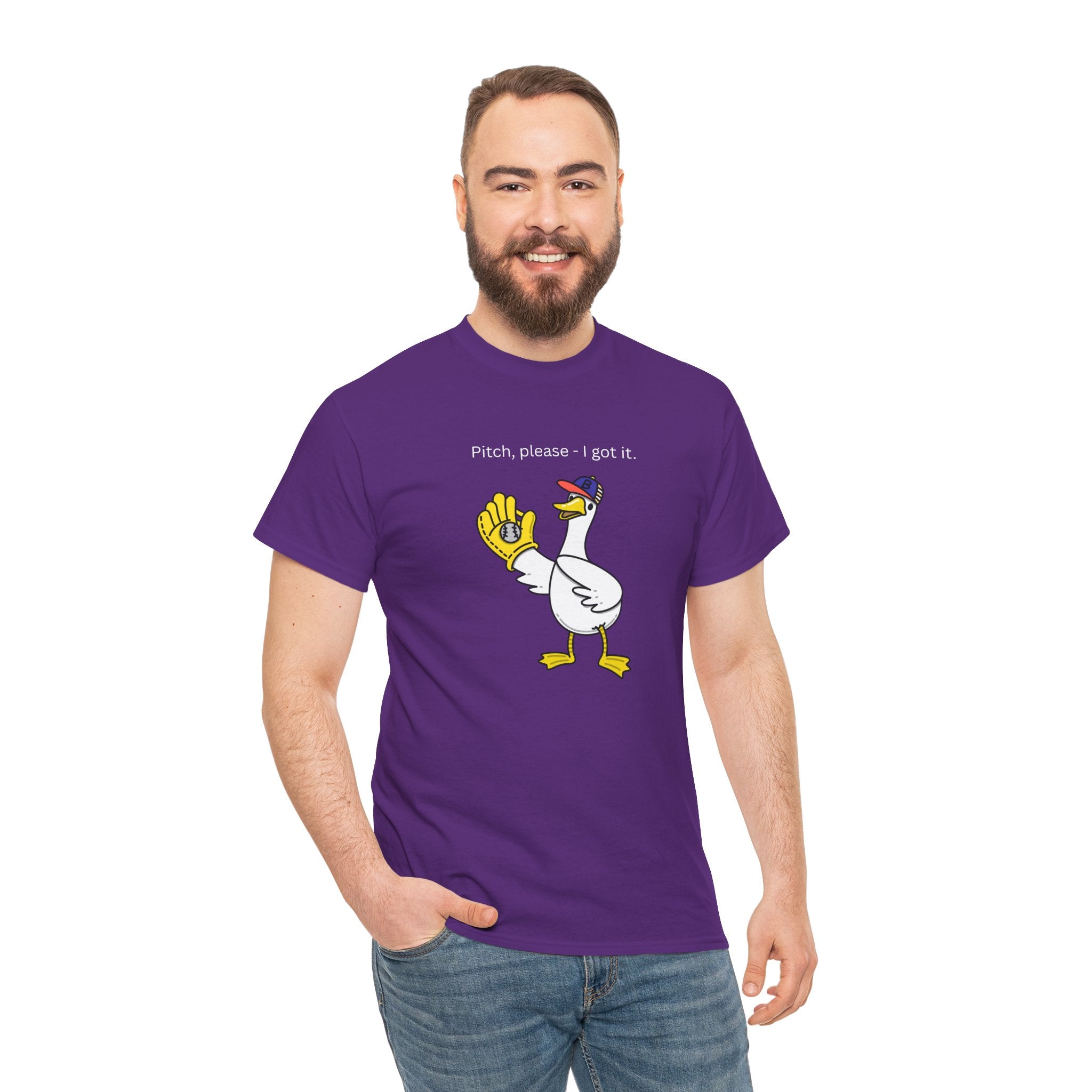 I Got It Baseball Duck T‑Shirt — Funny Catcher Graphic Tee