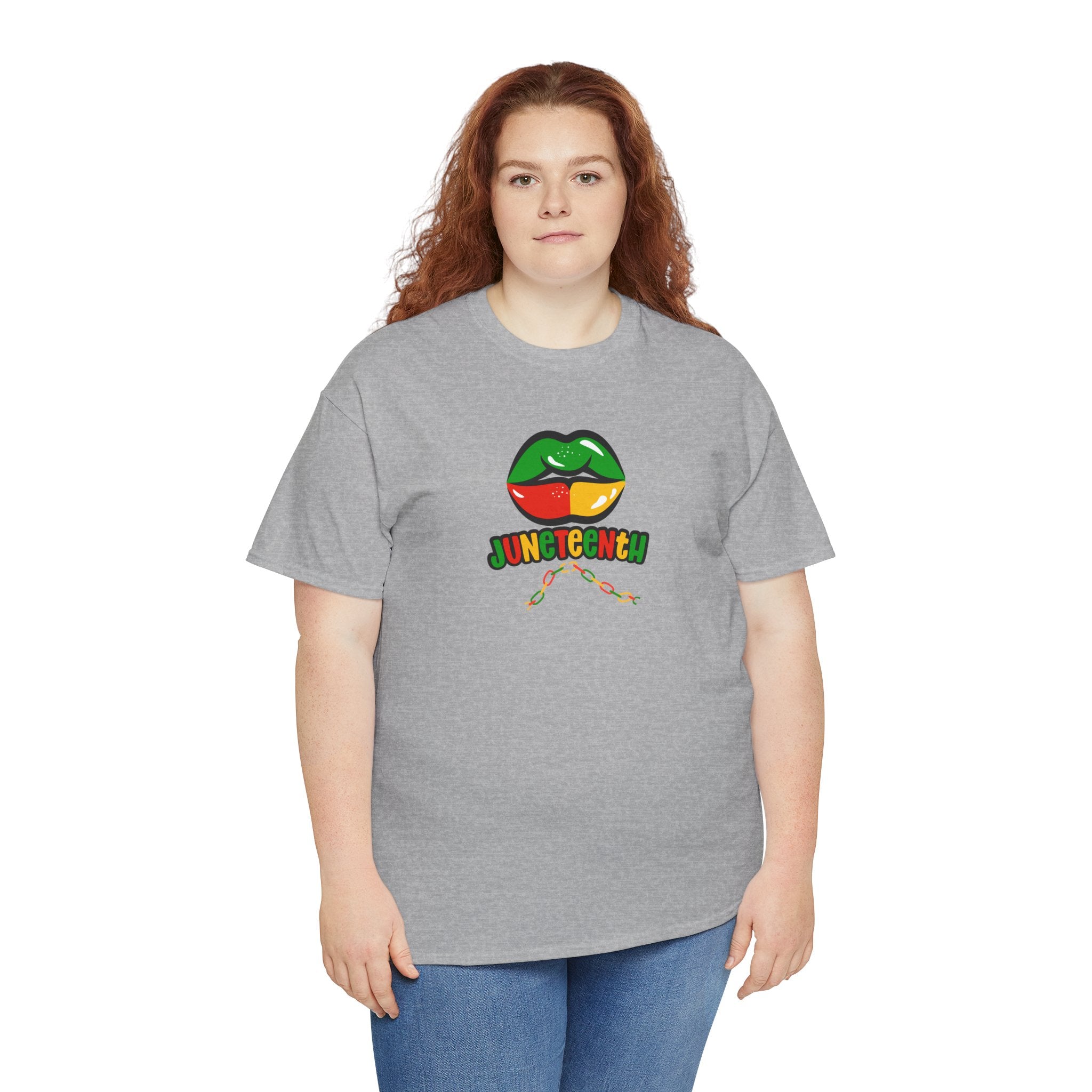 Juneteenth Lips Graphic Tee - Black History Celebration Shirt