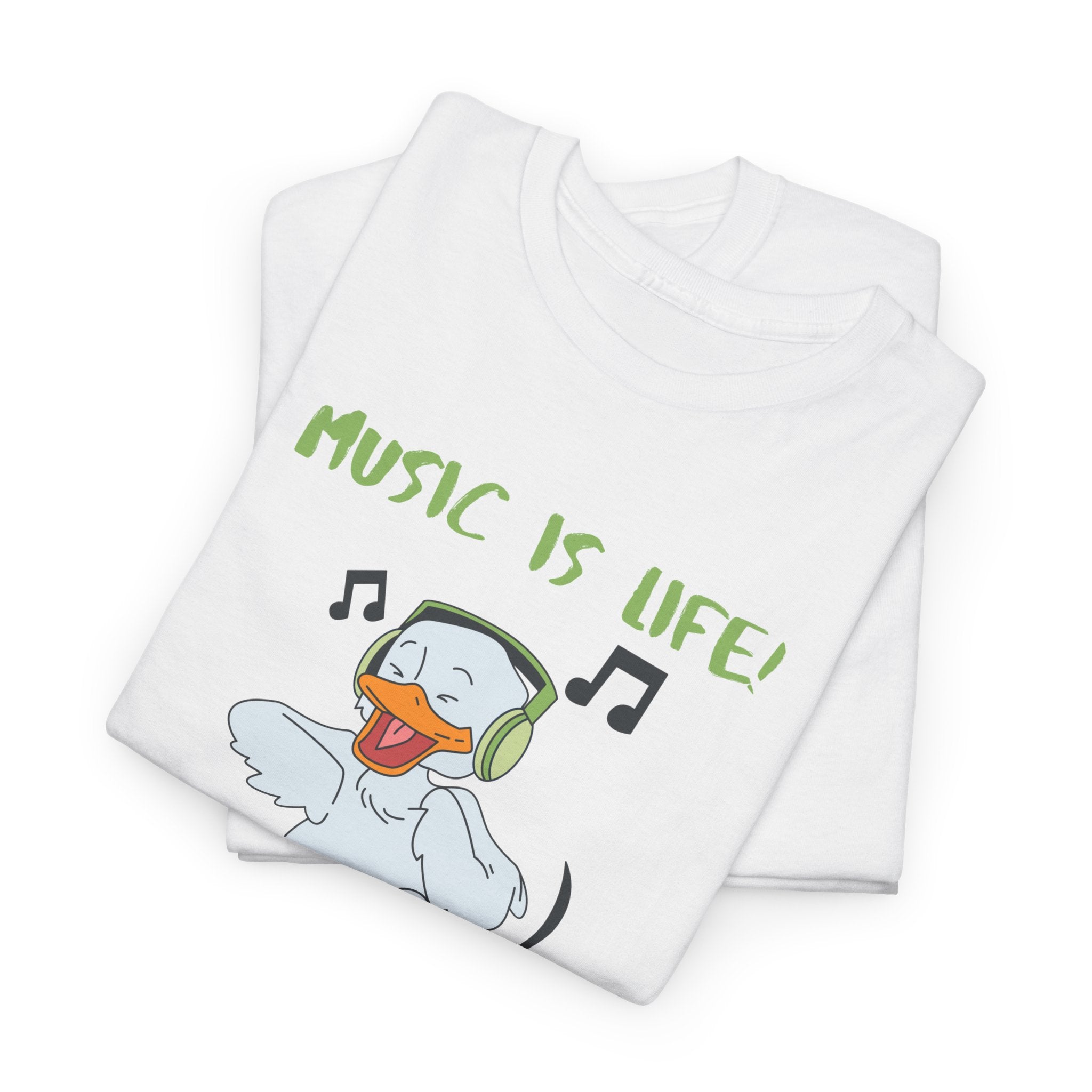 Music Is Life Duck T‑Shirt