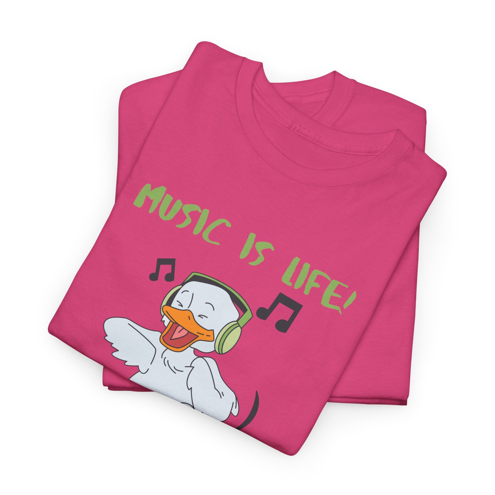 Music Is Life Duck T‑Shirt