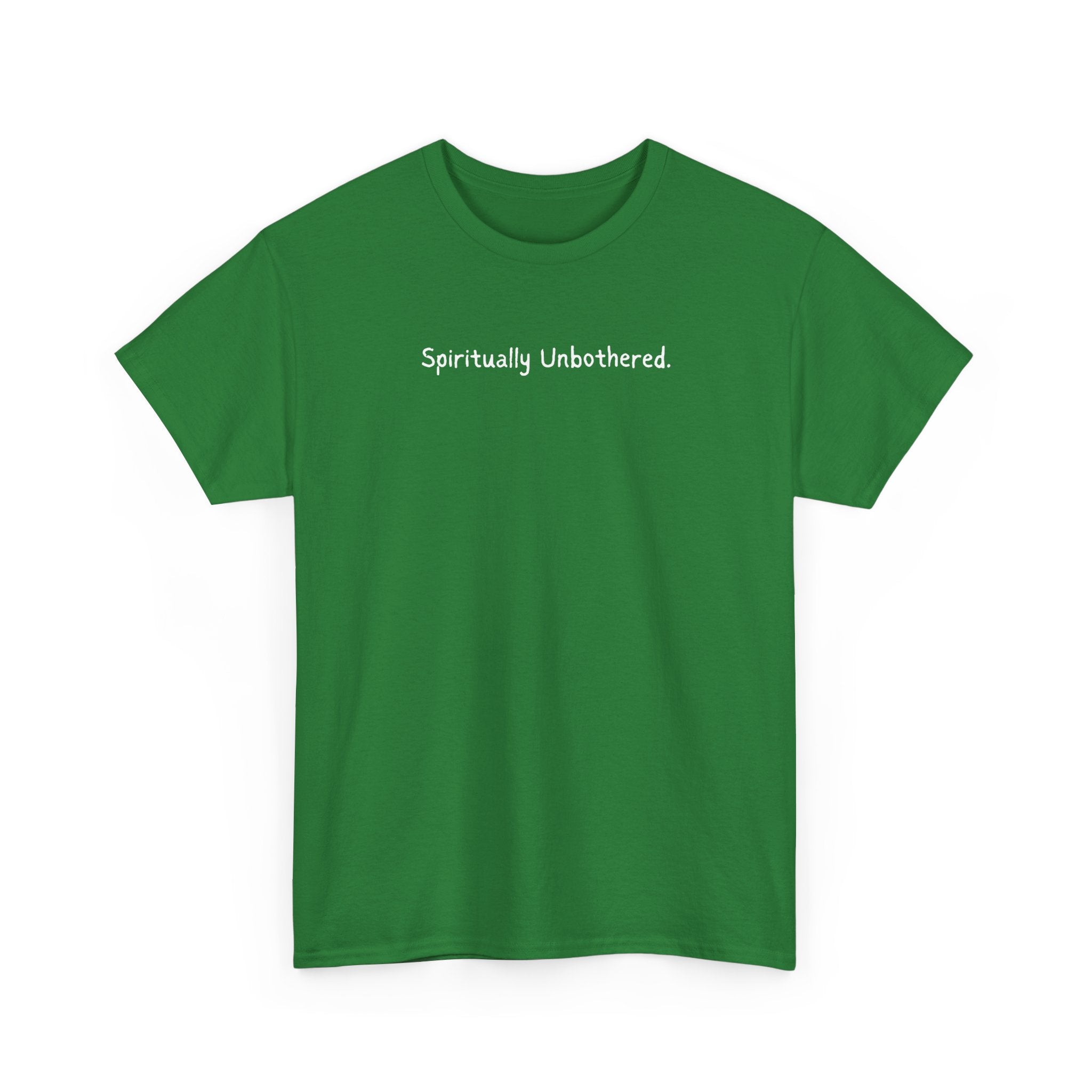 Spiritually Unbothered Tee — Minimalist Spirituality Shirt