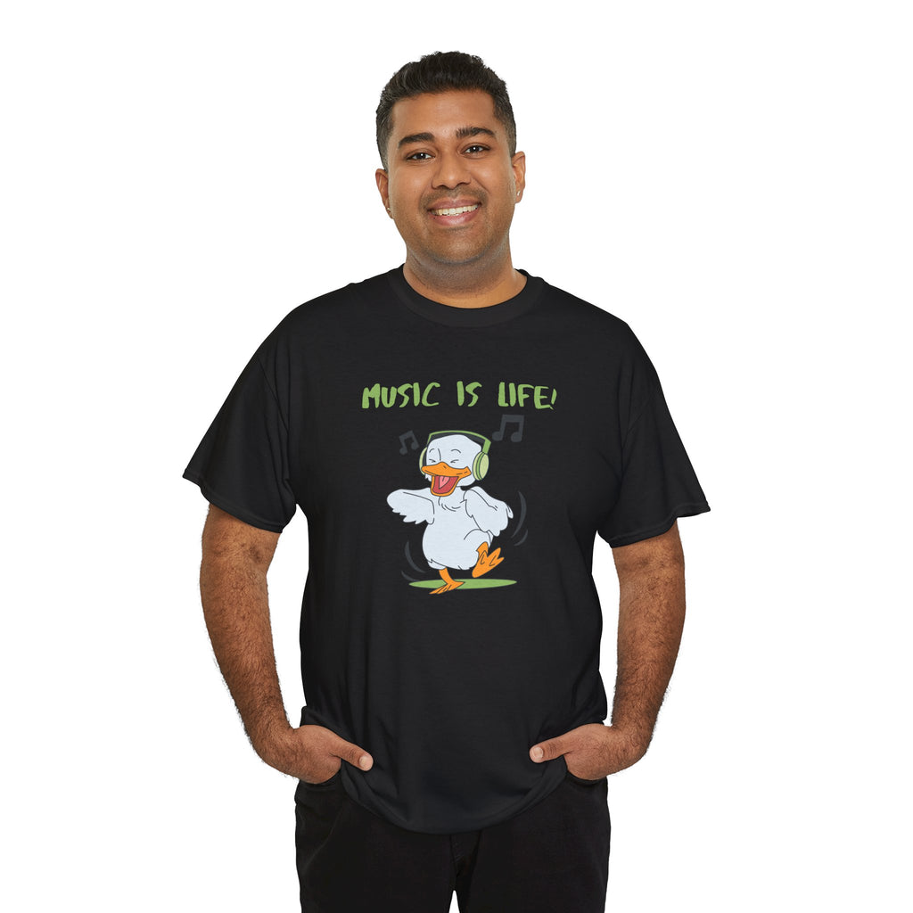 Music Is Life Duck T‑Shirt