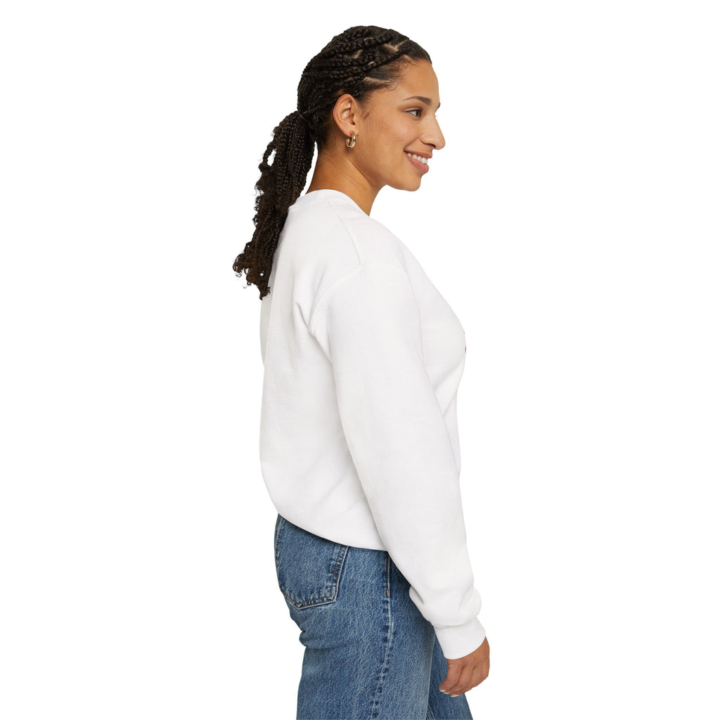 Believe in Yourself Crewneck Sweatshirt — Rainbow Inspirational Graphic