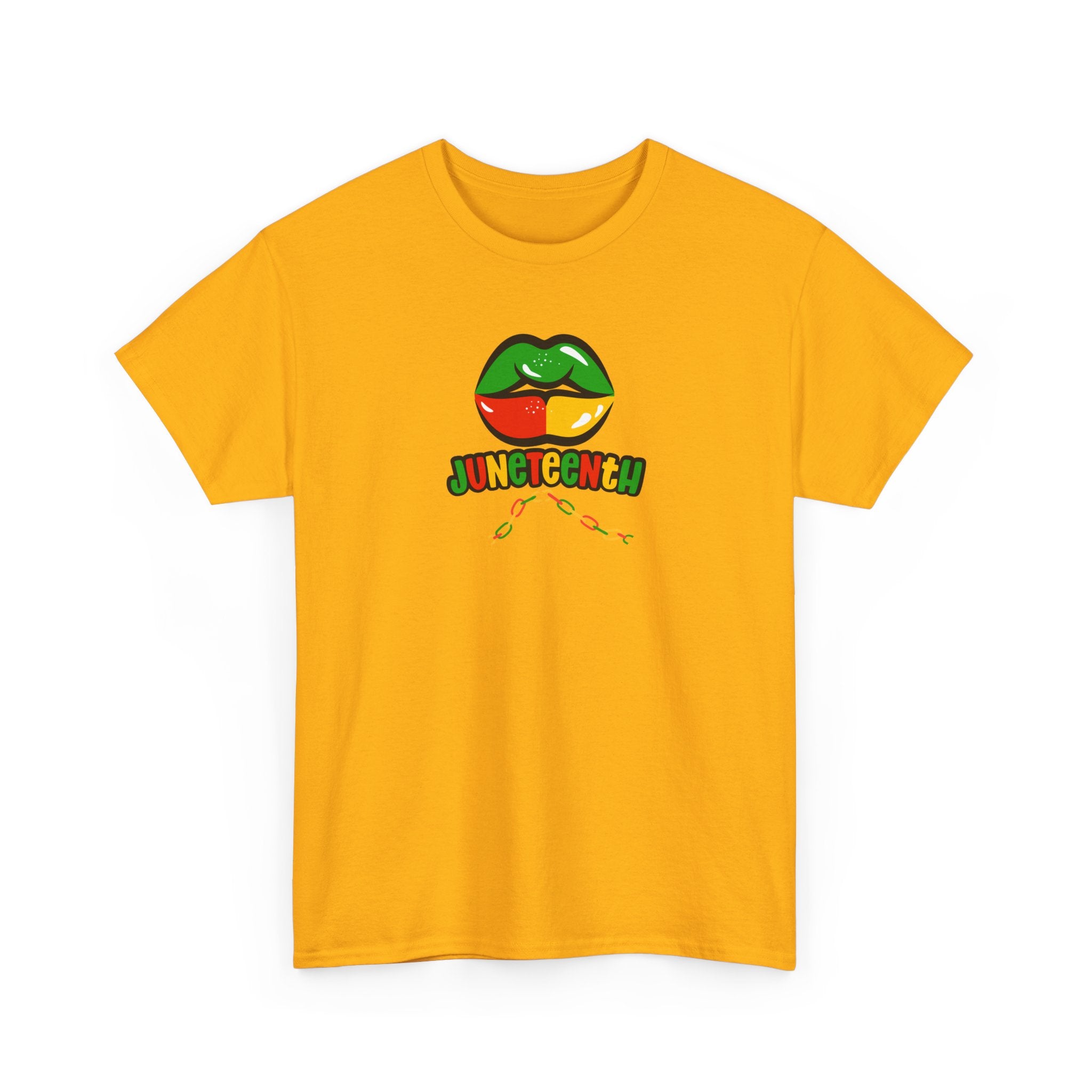 Juneteenth Lips Graphic Tee - Black History Celebration Shirt