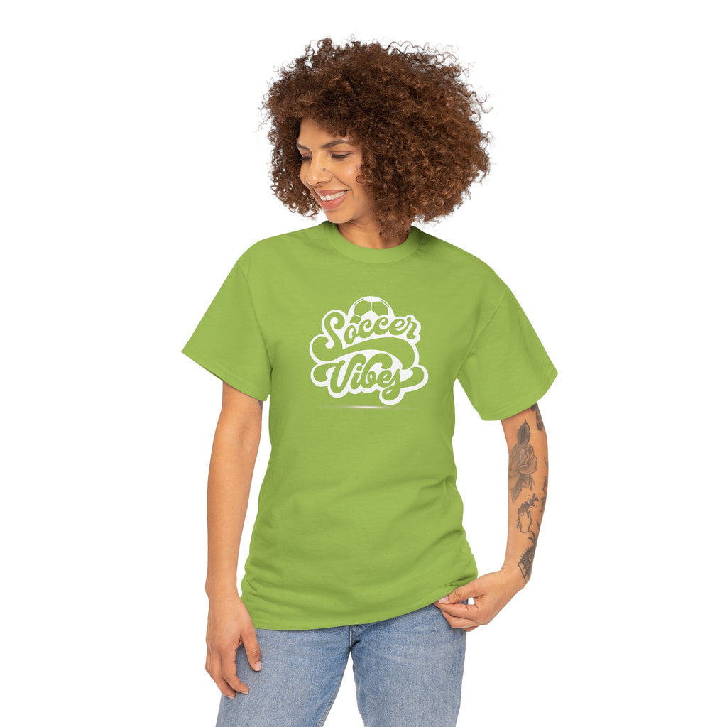 Soccer Vibes T-Shirt — Retro Script Soccer Tee