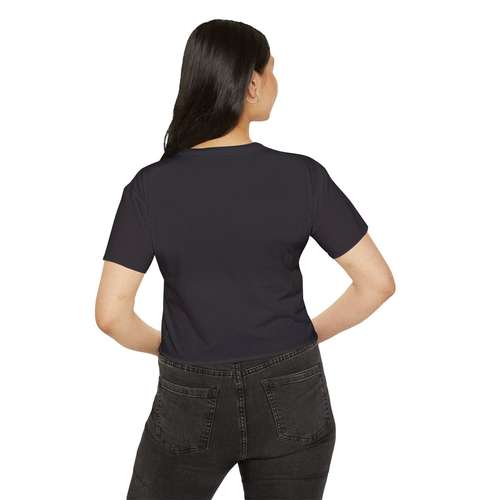 Pickleball Festival Crop Top — Cute Pickle Character Graphic Tee for Women