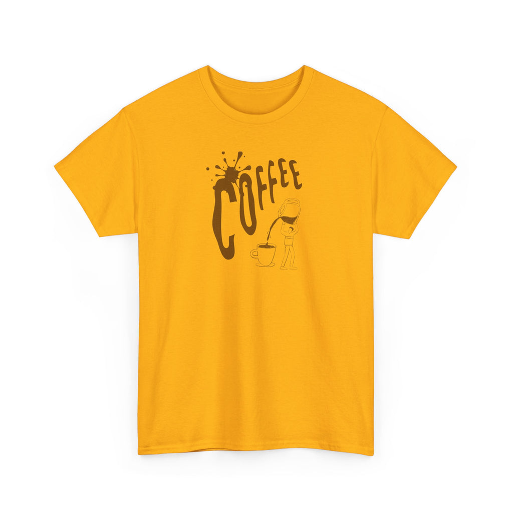 Coffee Splash T‑Shirt — Retro Coffee Typography Tee
