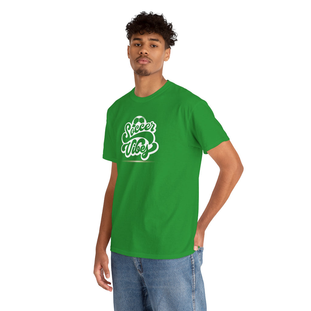 Soccer Vibes T-Shirt — Retro Script Soccer Tee