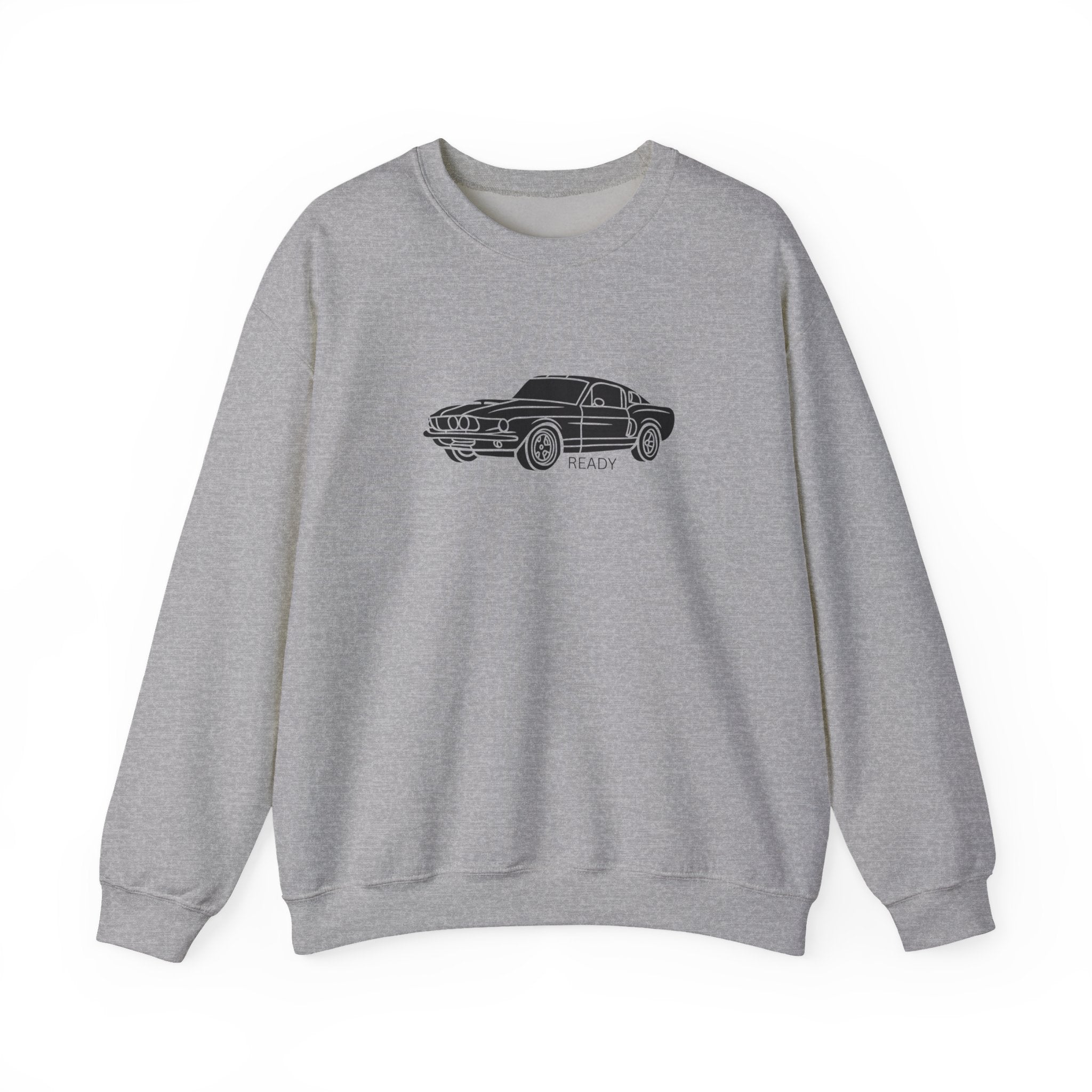 Classic Mustang Outline Crewneck Sweatshirt