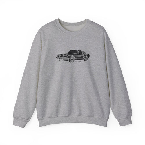 Classic Mustang Outline Crewneck Sweatshirt