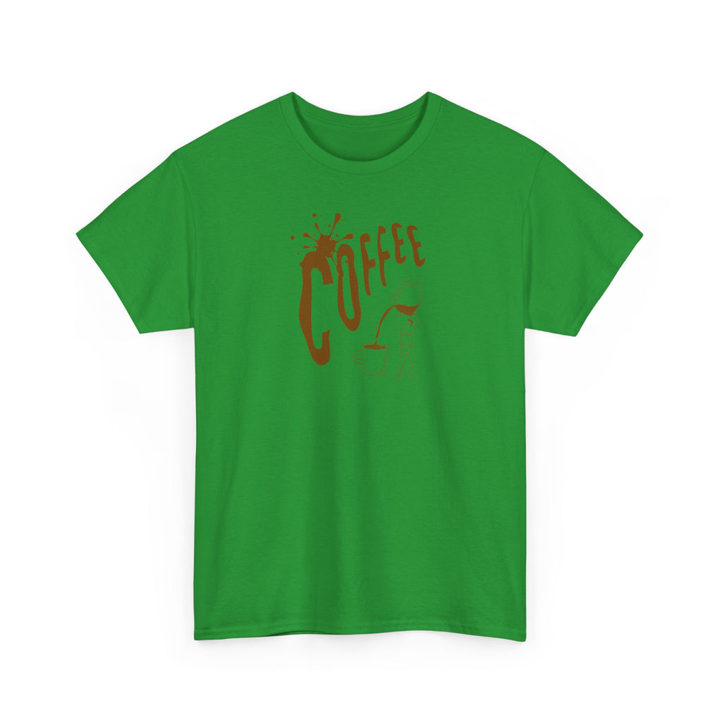 Coffee Splash T‑Shirt — Retro Coffee Typography Tee