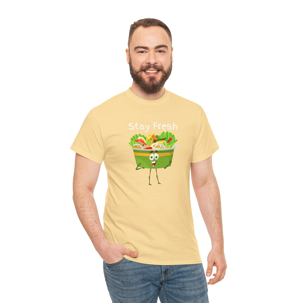 Stay Fresh Salad Tee – Cute Veggie Graphic T-Shirt