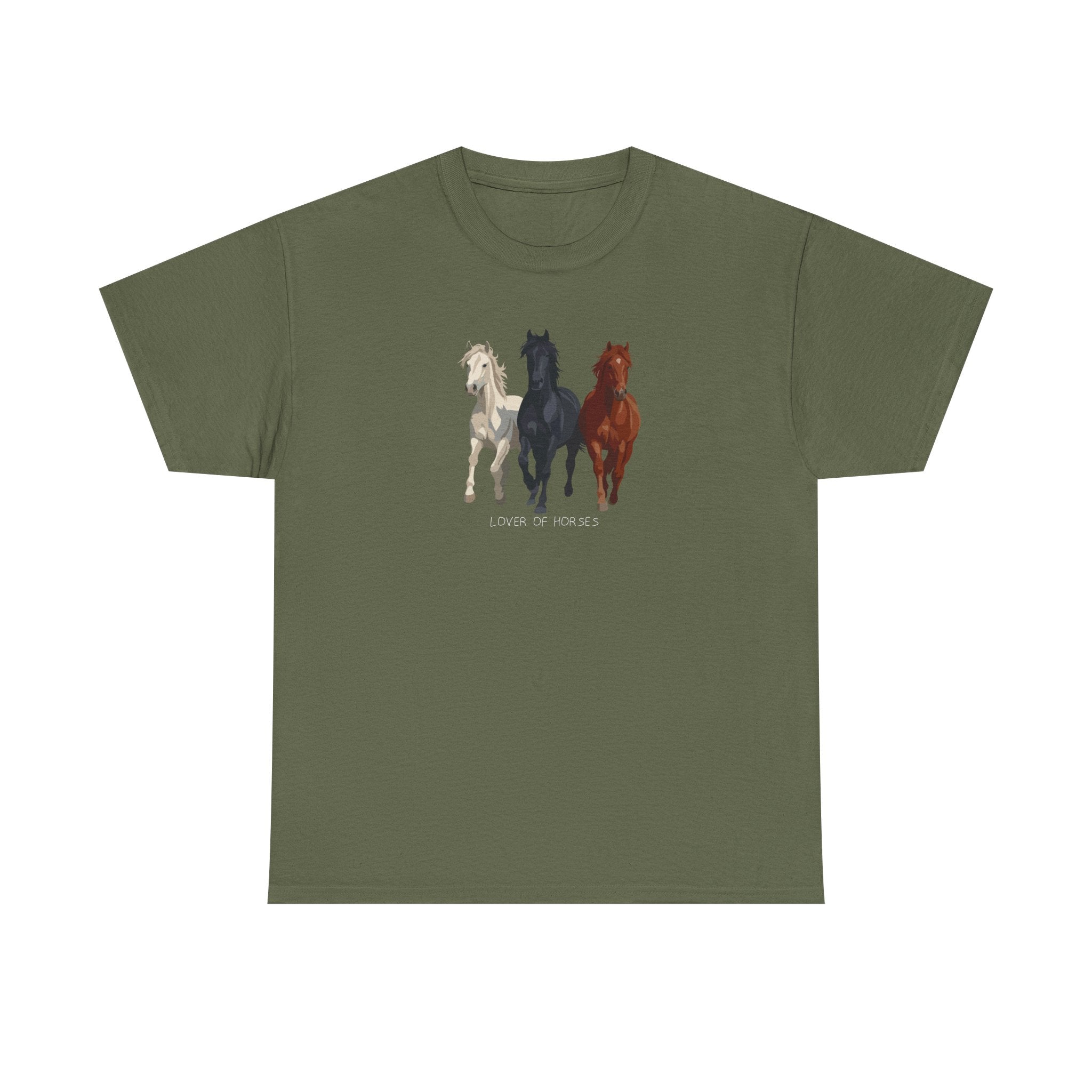 T-Shirt — Three Horses 'Love is Love' Pride Graphic Tee