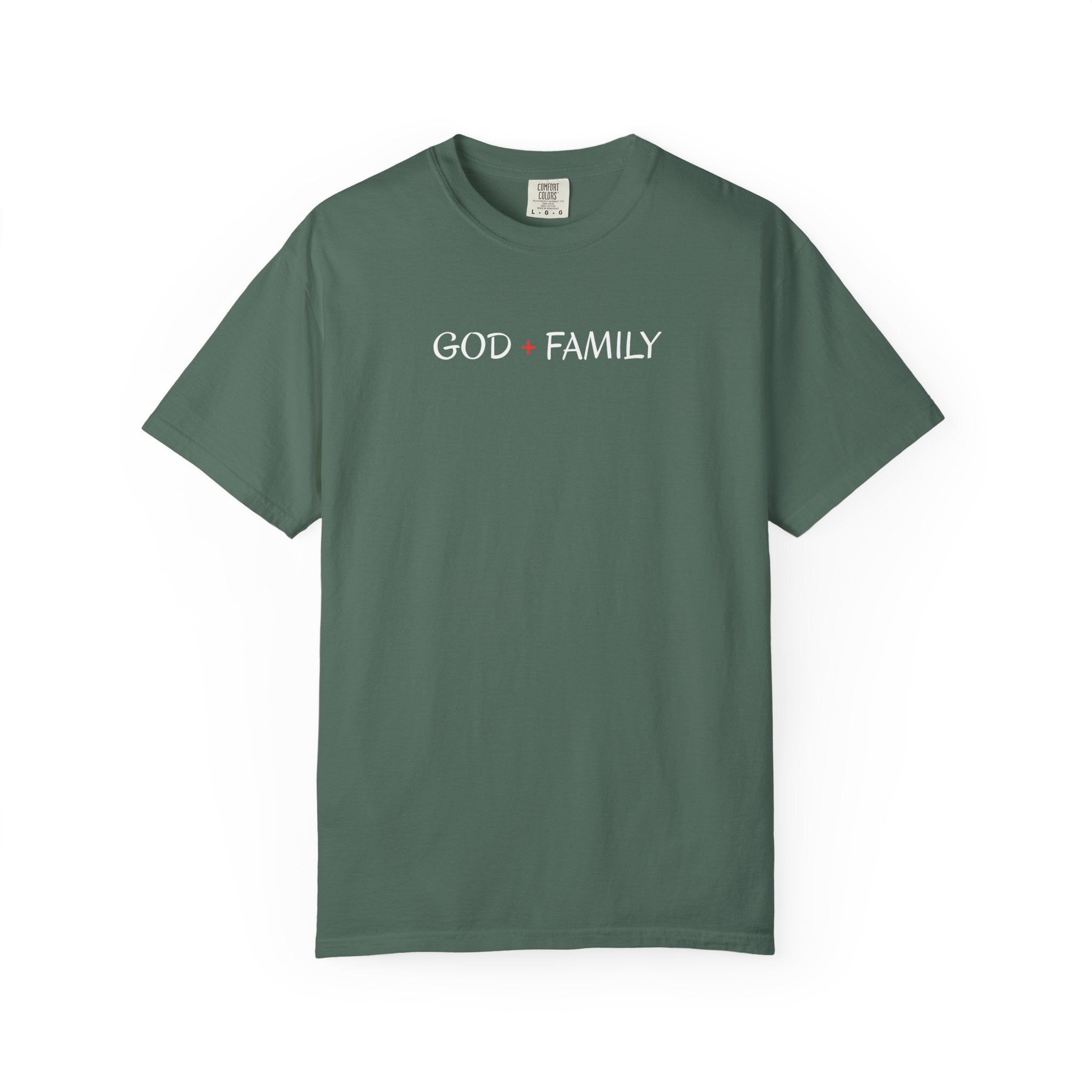 God Family T-Shirt — Faith & Family Garment-Dyed Tee