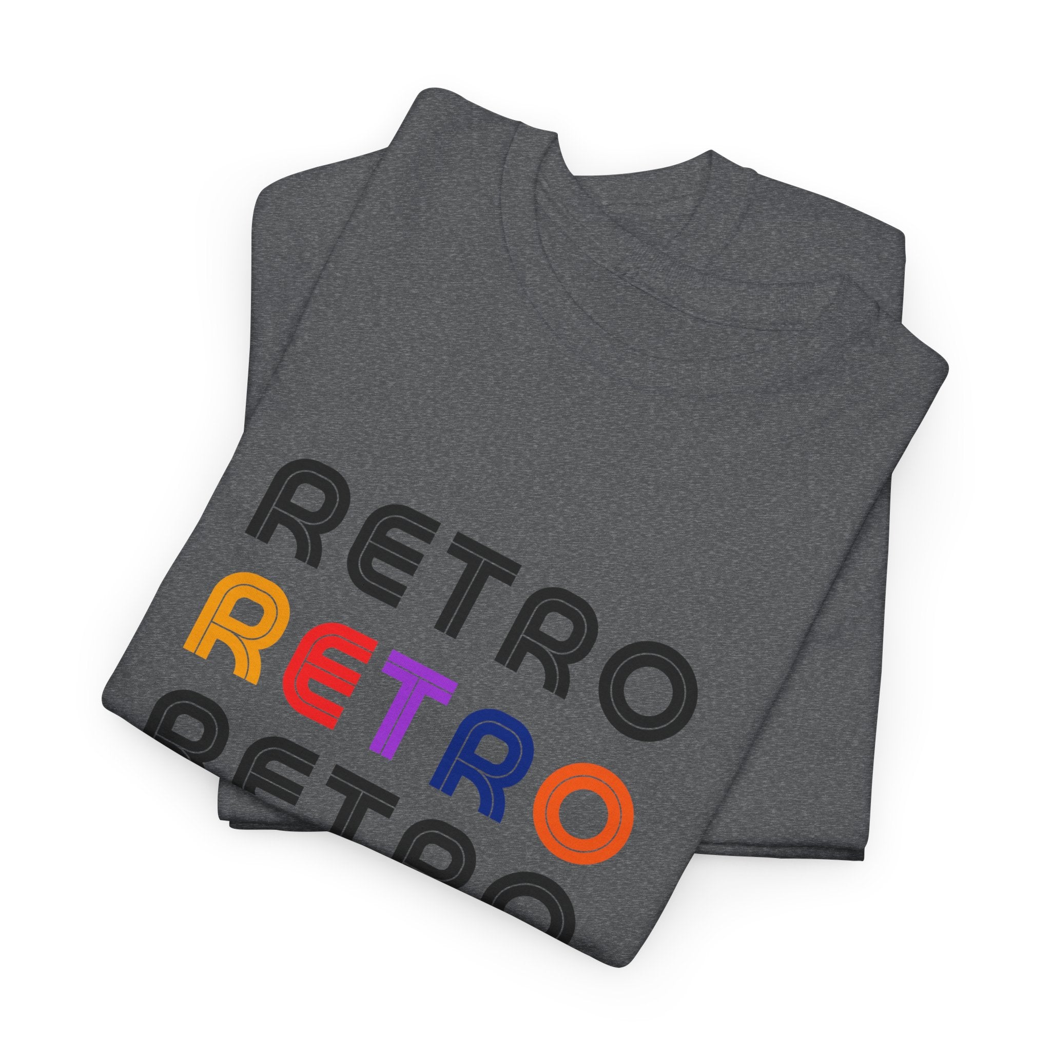 Retro Repeat Tee — Vintage 1980s-Inspired Graphic T-Shirt