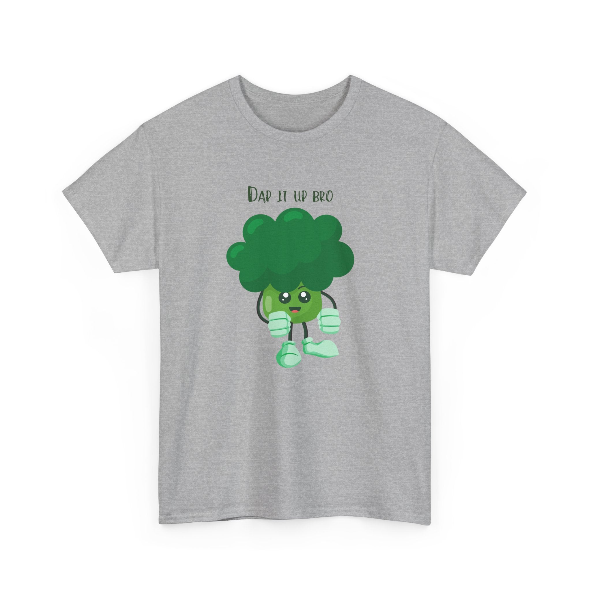 Broccoli Buddy T‑Shirt — Cute 'Eat Yo Veg' Veggie Graphic Tee