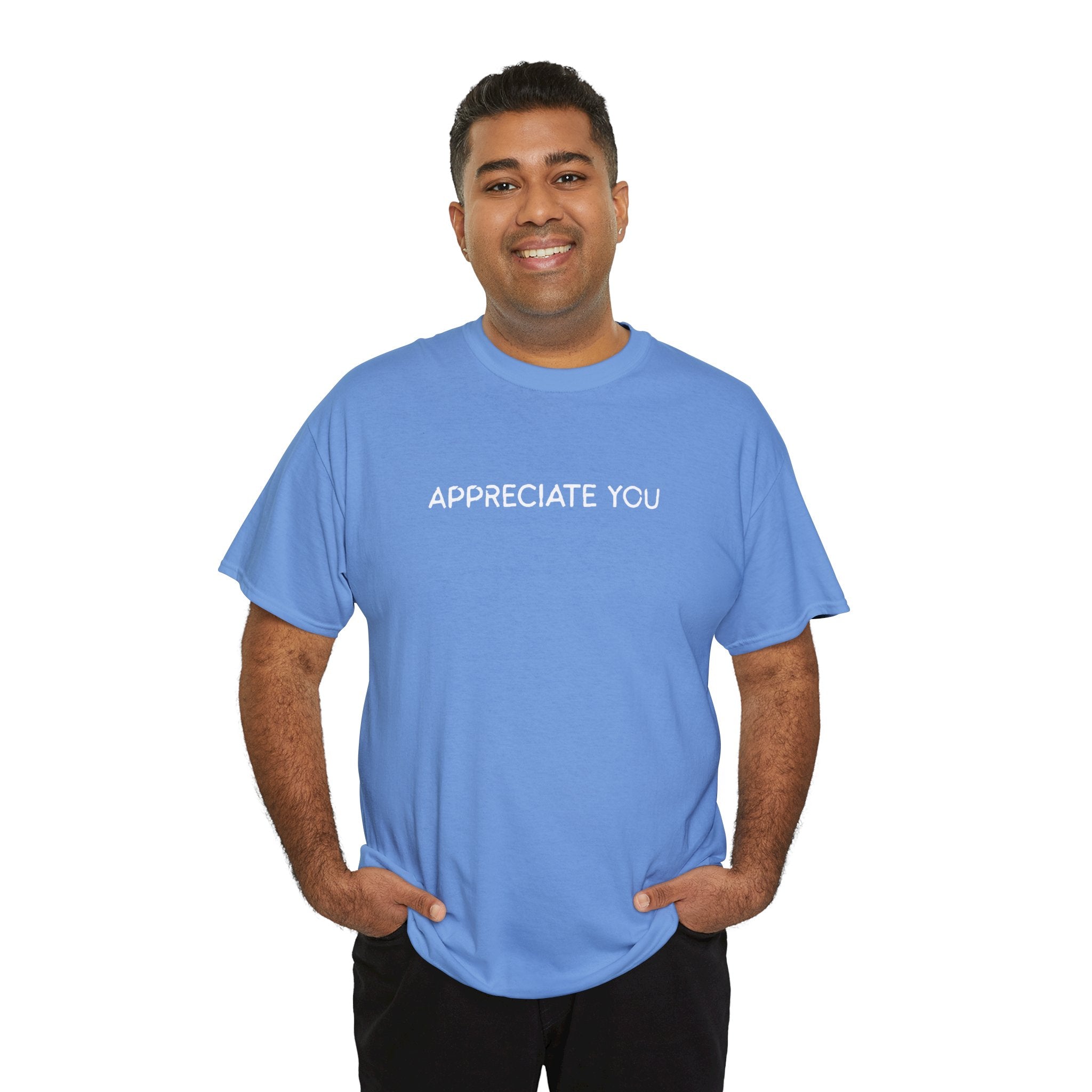 Appreciate You Tee — Minimalist Thank You Graphic T-Shirt