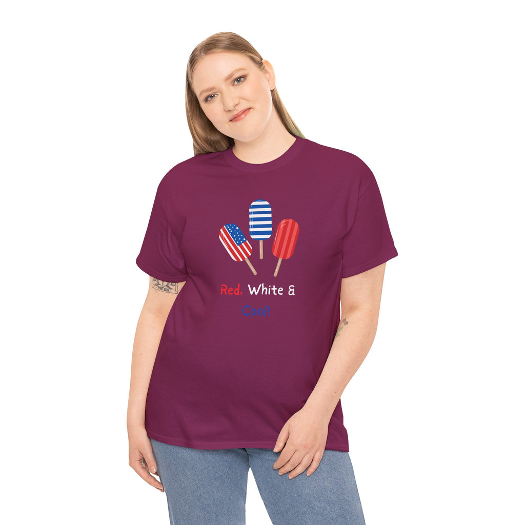 Patriotic Popsicle Tee – "Red, White & Cool" 4th of July T-Shirt