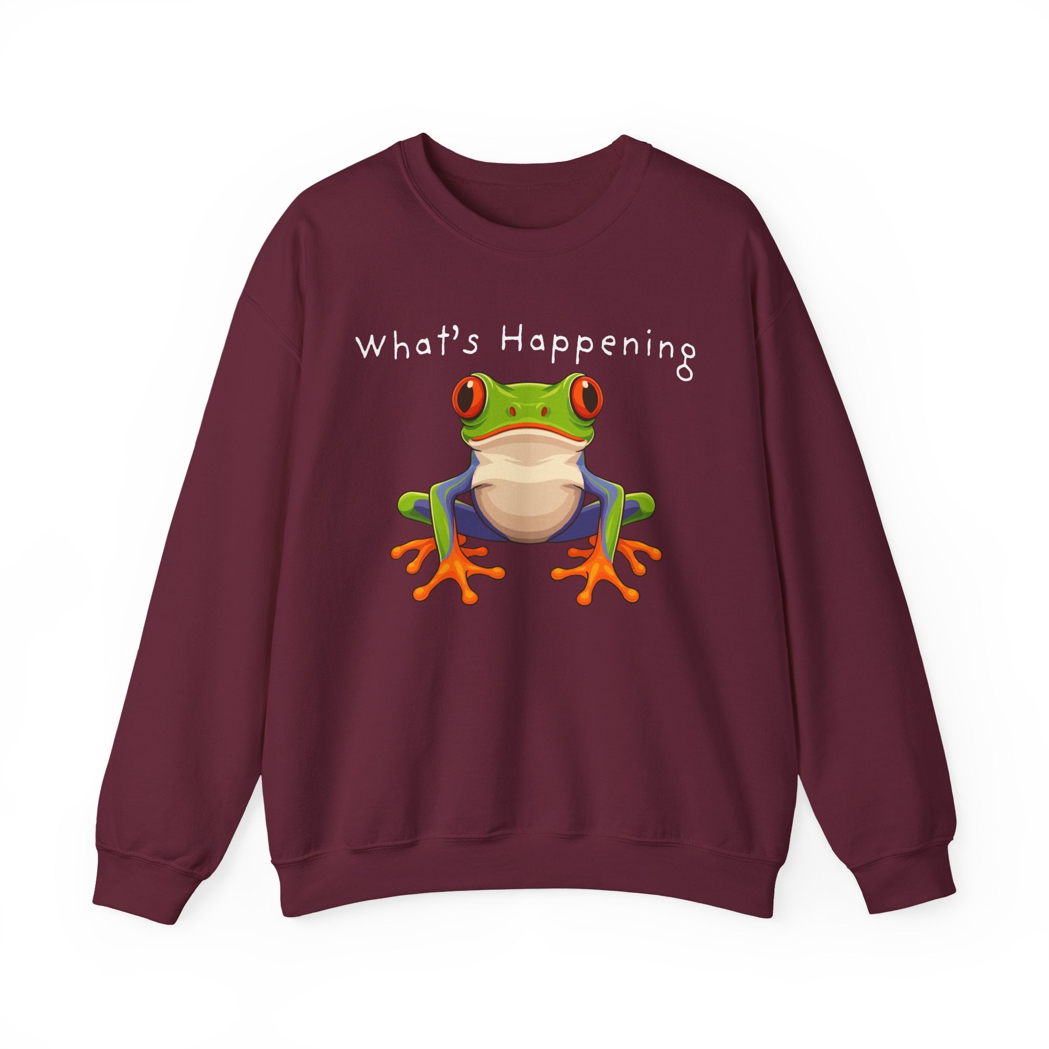 What's Happening Frog Crewneck Sweatshirt