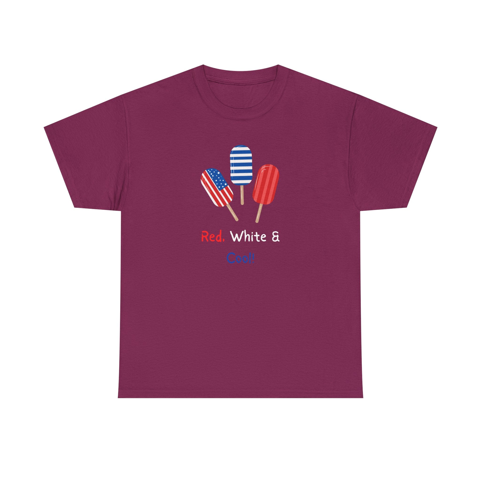 Patriotic Popsicle Tee – "Red, White & Cool" 4th of July T-Shirt