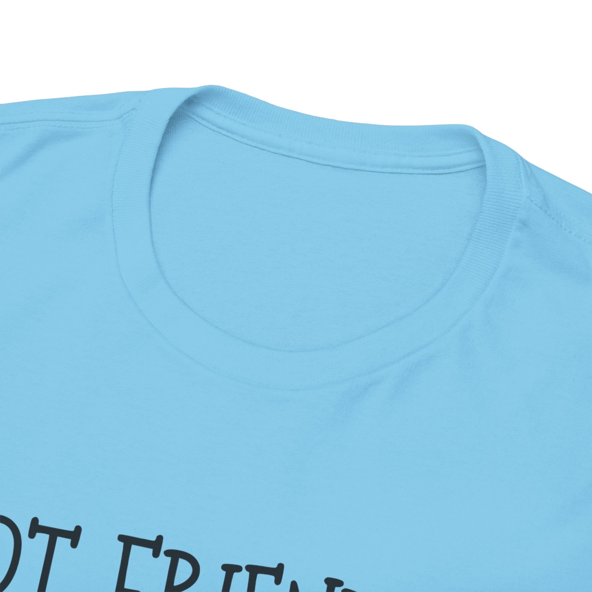 T-Shirt — "Not Friendly." Minimalist Statement Tee