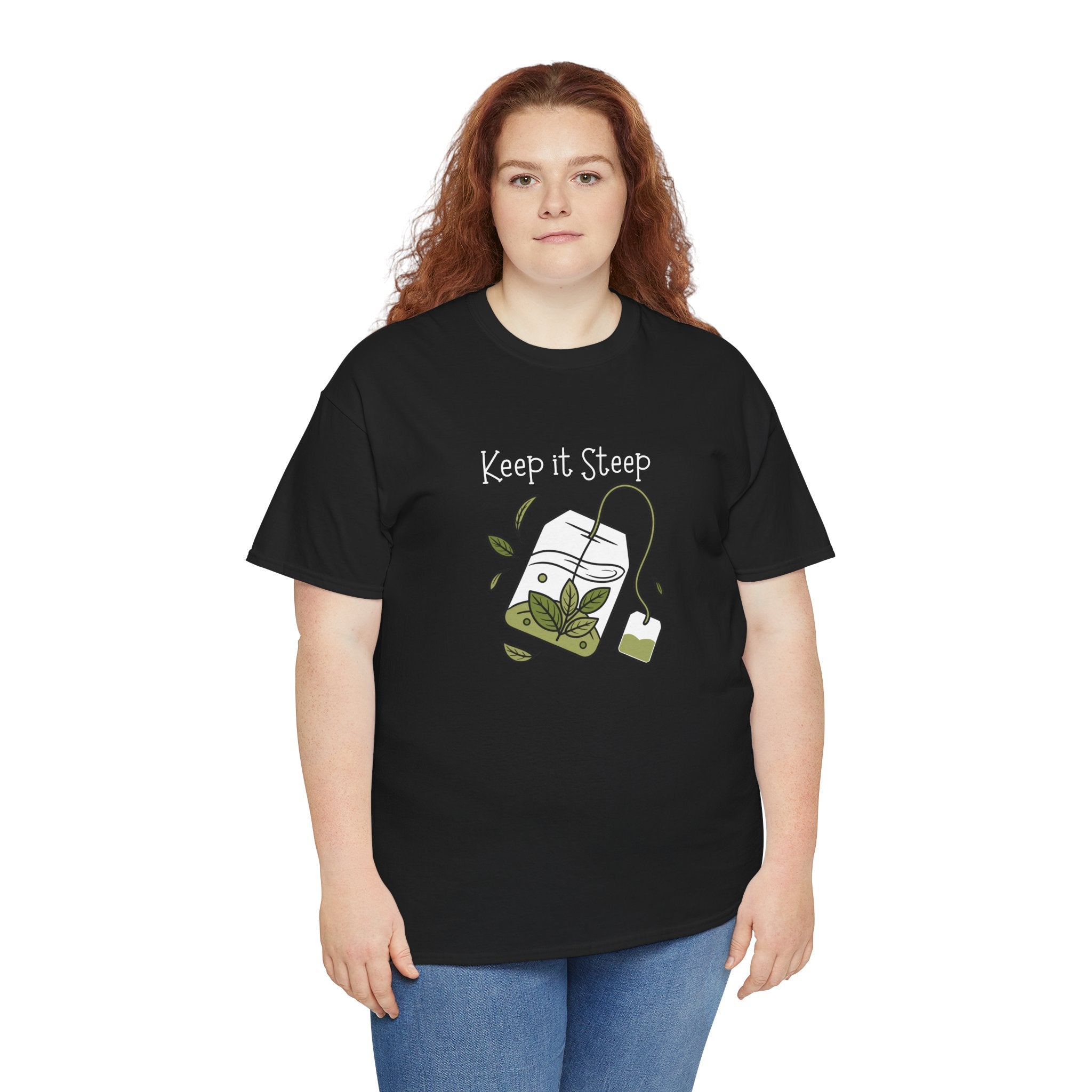 Keep It Steep Tea T-Shirt — Cute Tea Bag Graphic Tee for Tea Lovers