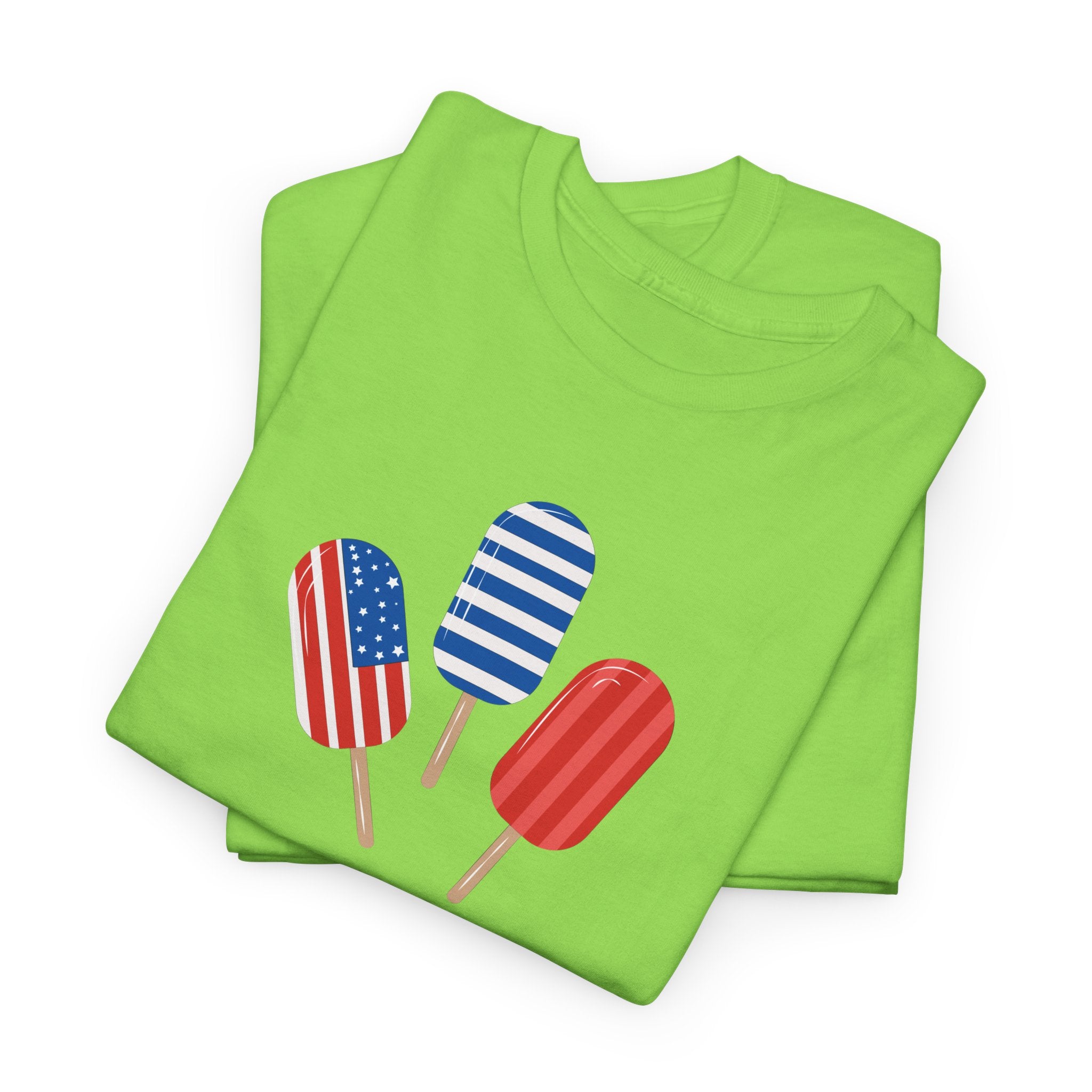 Patriotic Popsicle Tee – "Red, White & Cool" 4th of July T-Shirt