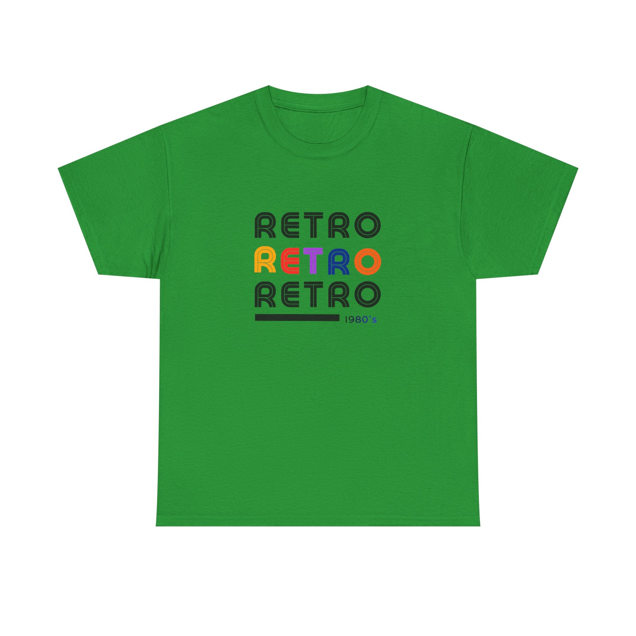 Retro Repeat Tee — Vintage 1980s-Inspired Graphic T-Shirt