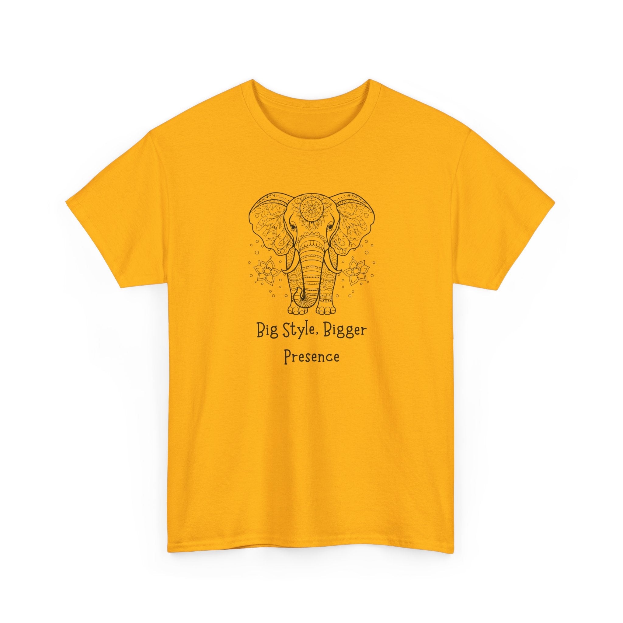 Elephant Head Tee — "Big Style. Bigger Presence" Graphic T-Shirt
