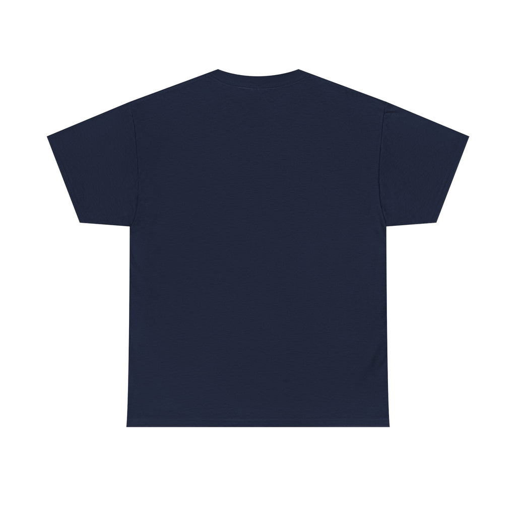 Hippie Heart Black Tee — Minimal Retro Love Graphic T-Shirt