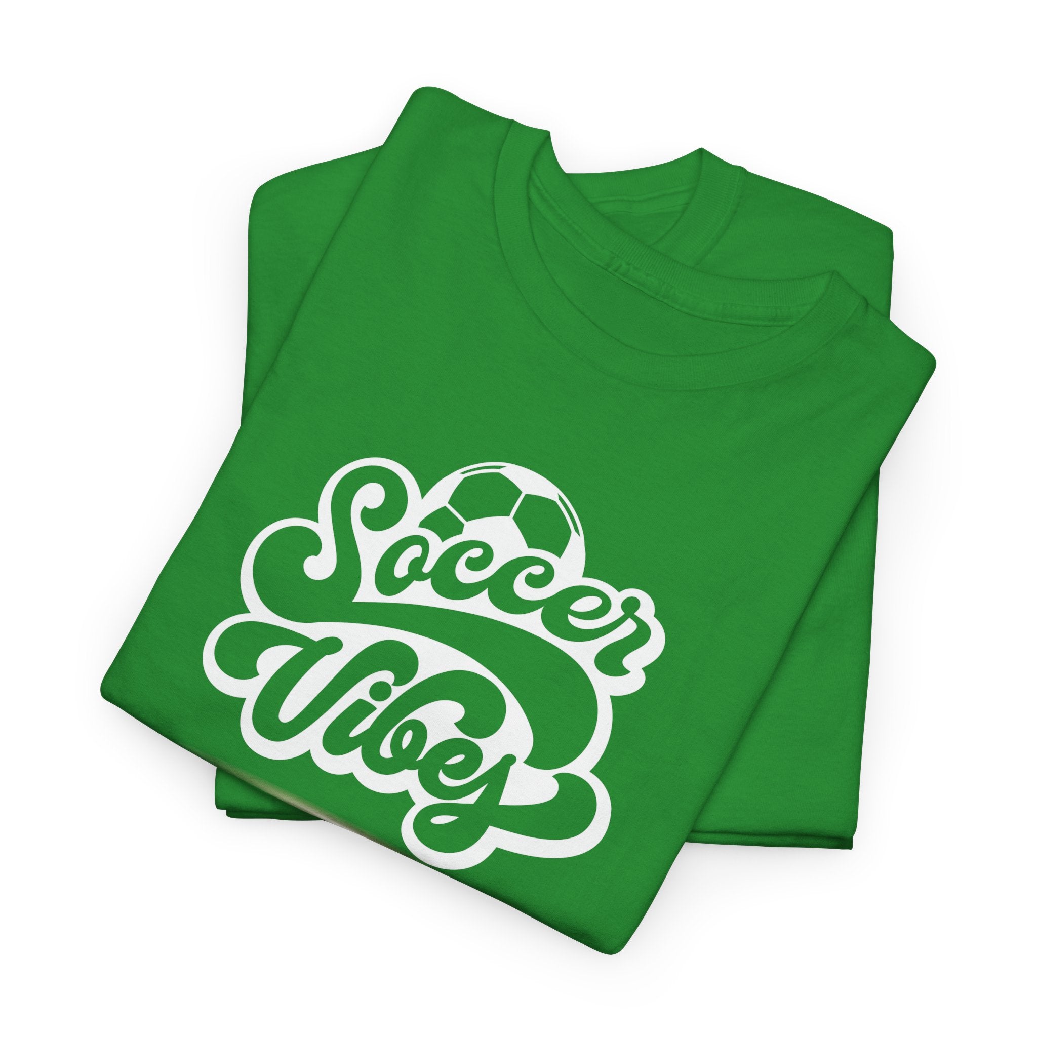 Soccer Vibes T-Shirt — Retro Script Soccer Tee