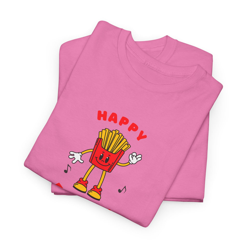 Happy Fry-Day T-Shirt — Cute Dancing Fries Graphic Tee