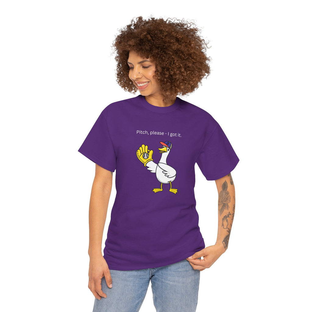 I Got It Baseball Duck T‑Shirt — Funny Catcher Graphic Tee