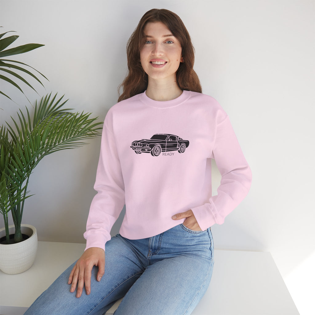 Classic Mustang Outline Crewneck Sweatshirt