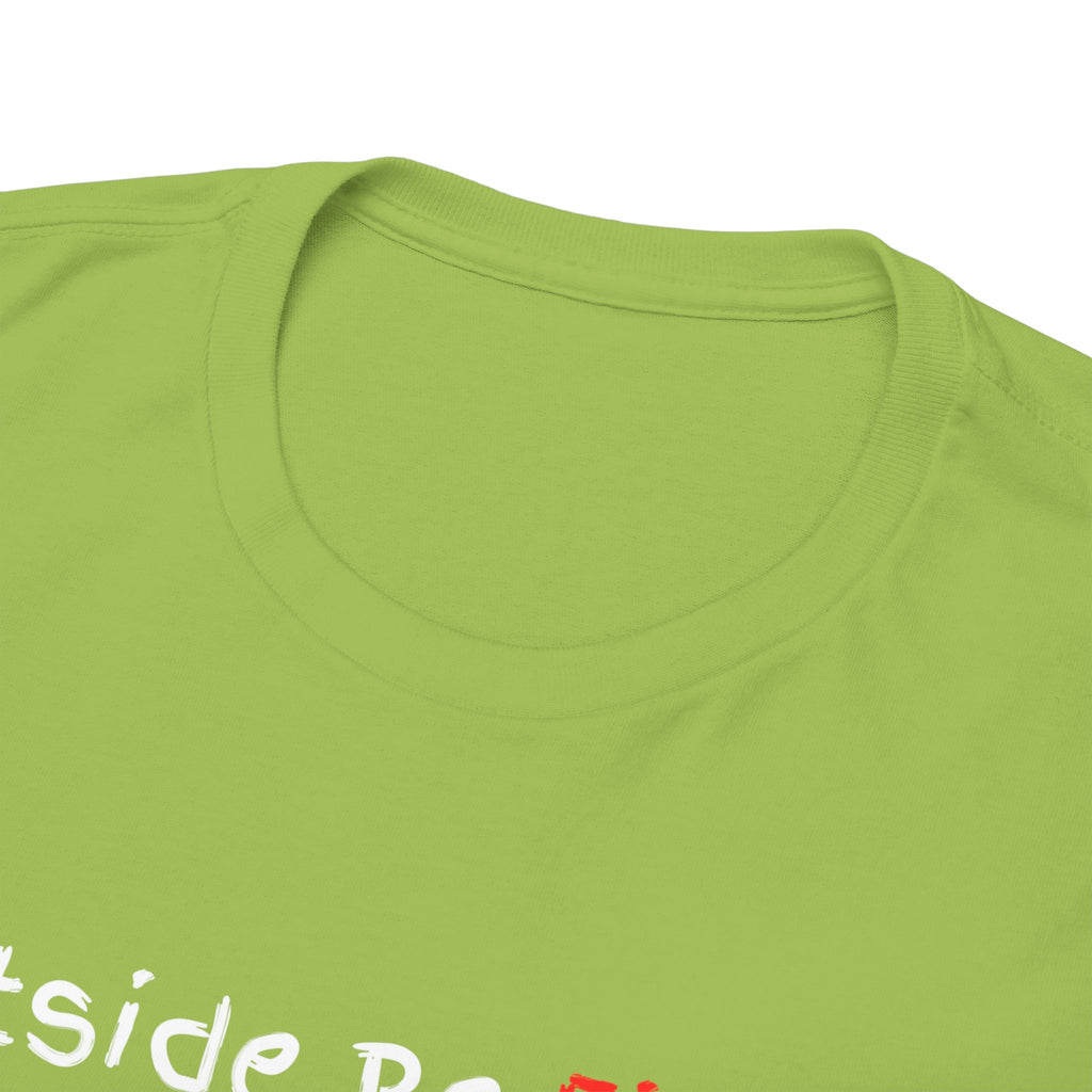 Outside Be Finicky Graphic Tee — Funny Playful Slogan T-Shirt