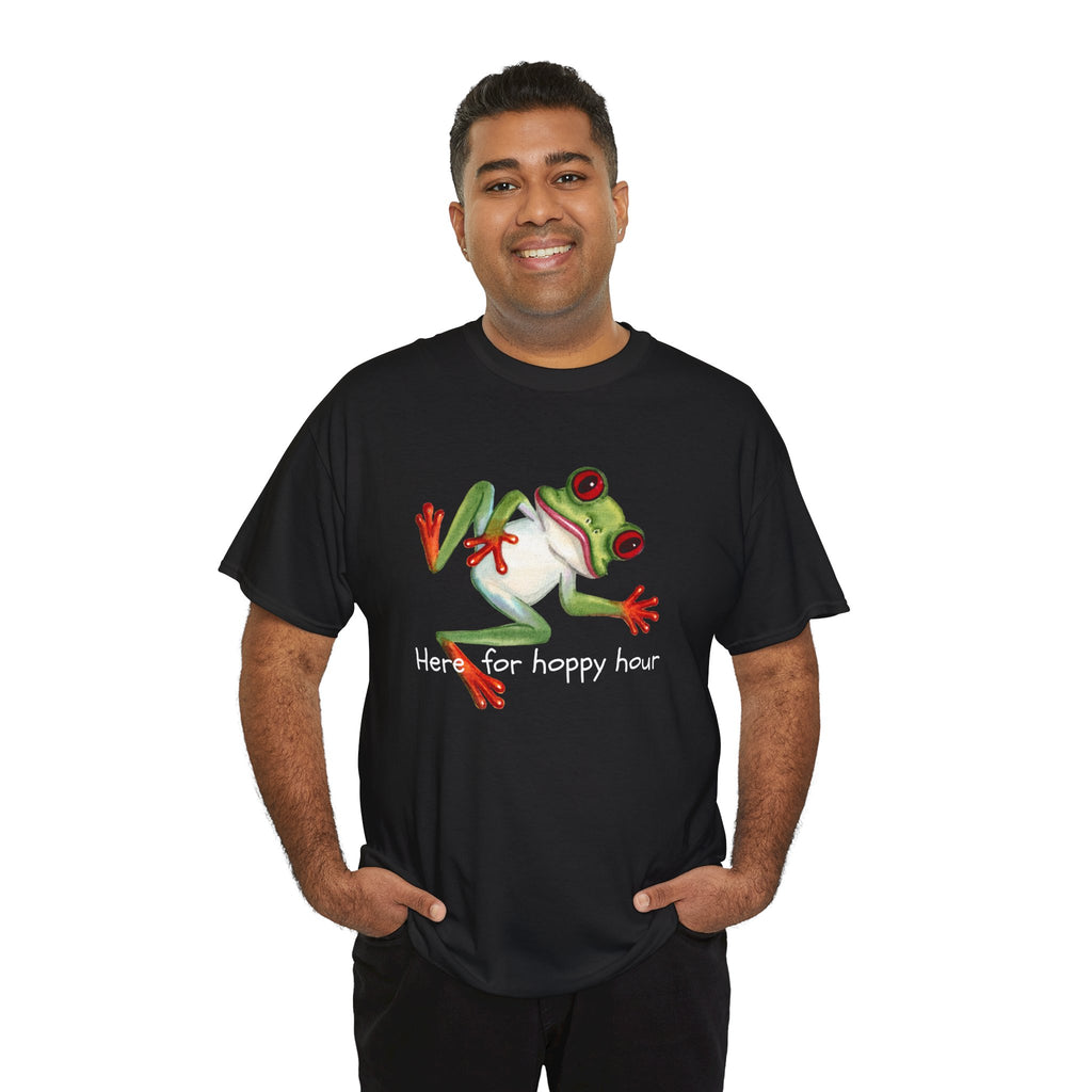 Red-Eyed Tree Frog Graphic Tee — Cute Tropical Frog Shirt for Nature Lovers