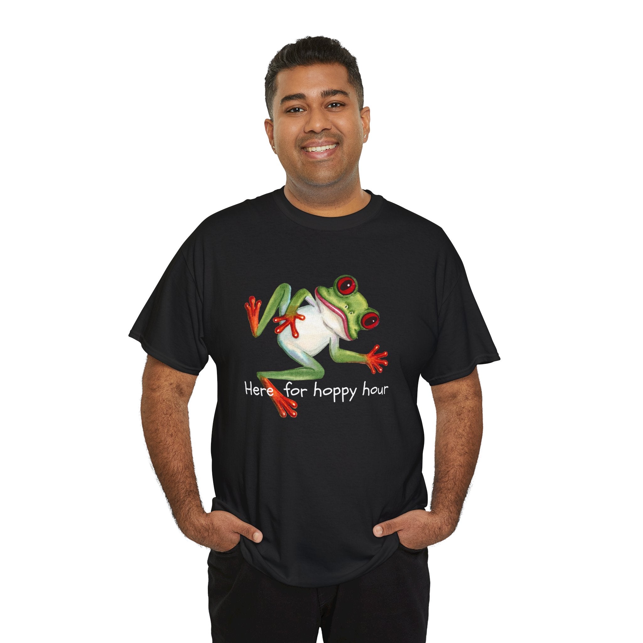 Red-Eyed Tree Frog Graphic Tee — Cute Tropical Frog Shirt for Nature Lovers