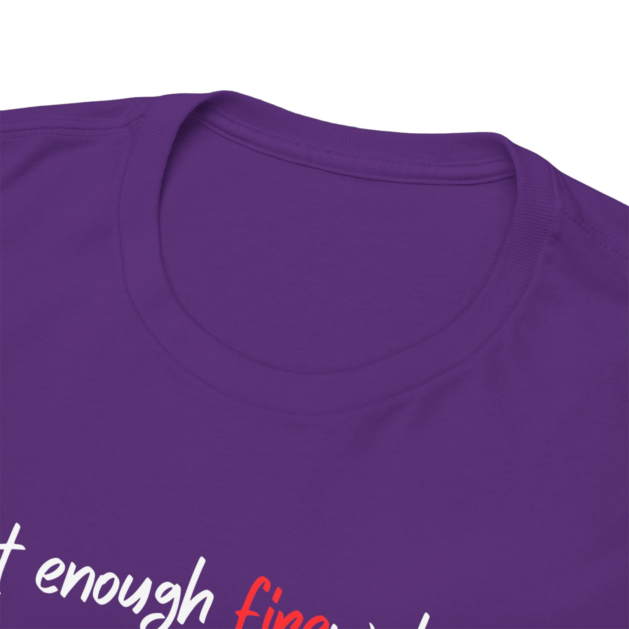 T-Shirt — Minimal 'fine' Chest Embroidered Graphic Tee