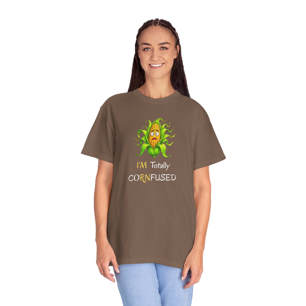 I'm Totally CORNfused Tee — Funny Corn Pun T-Shirt