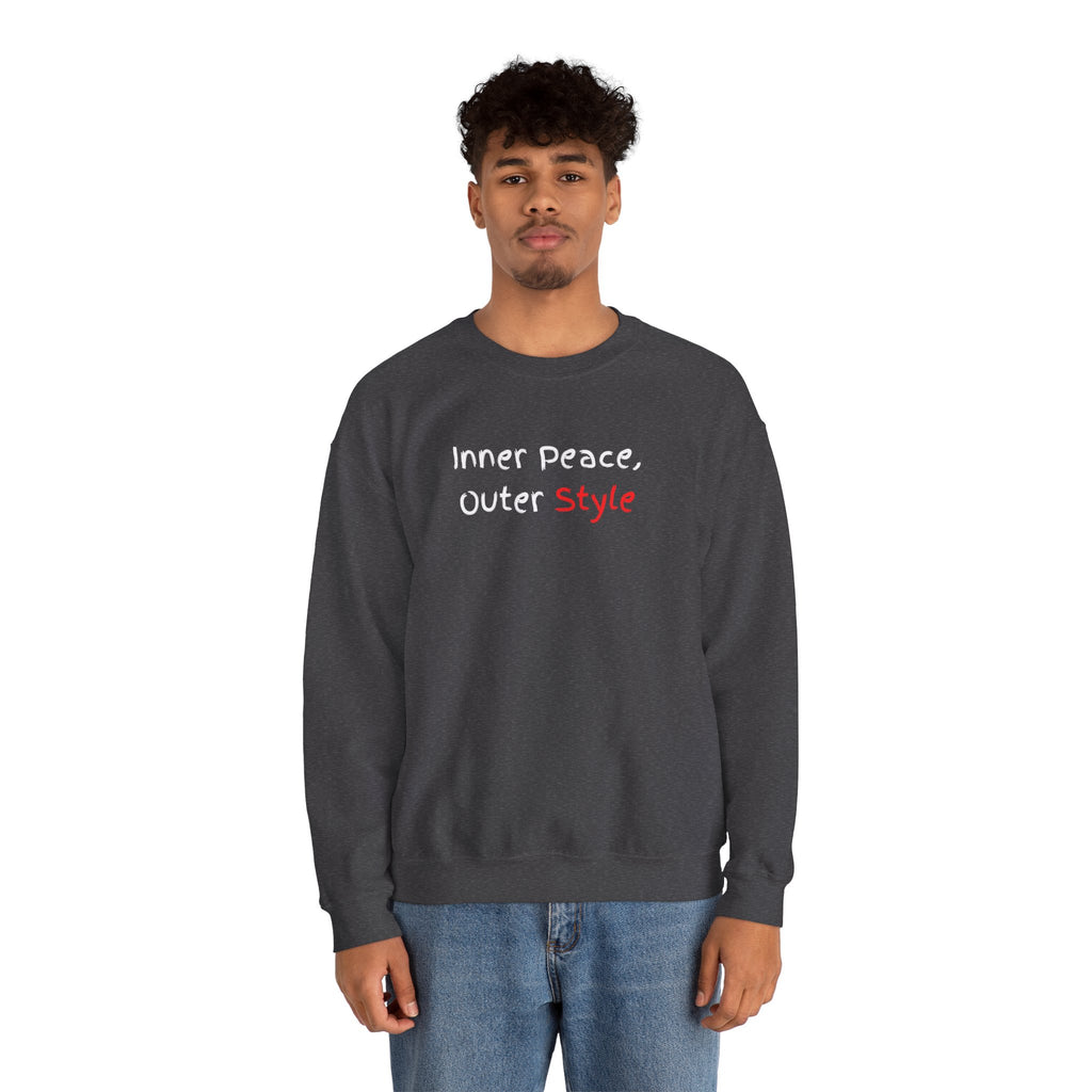 Crewneck Sweatshirt "Style" Minimalist Pink Script – Casual Everyday Fashion