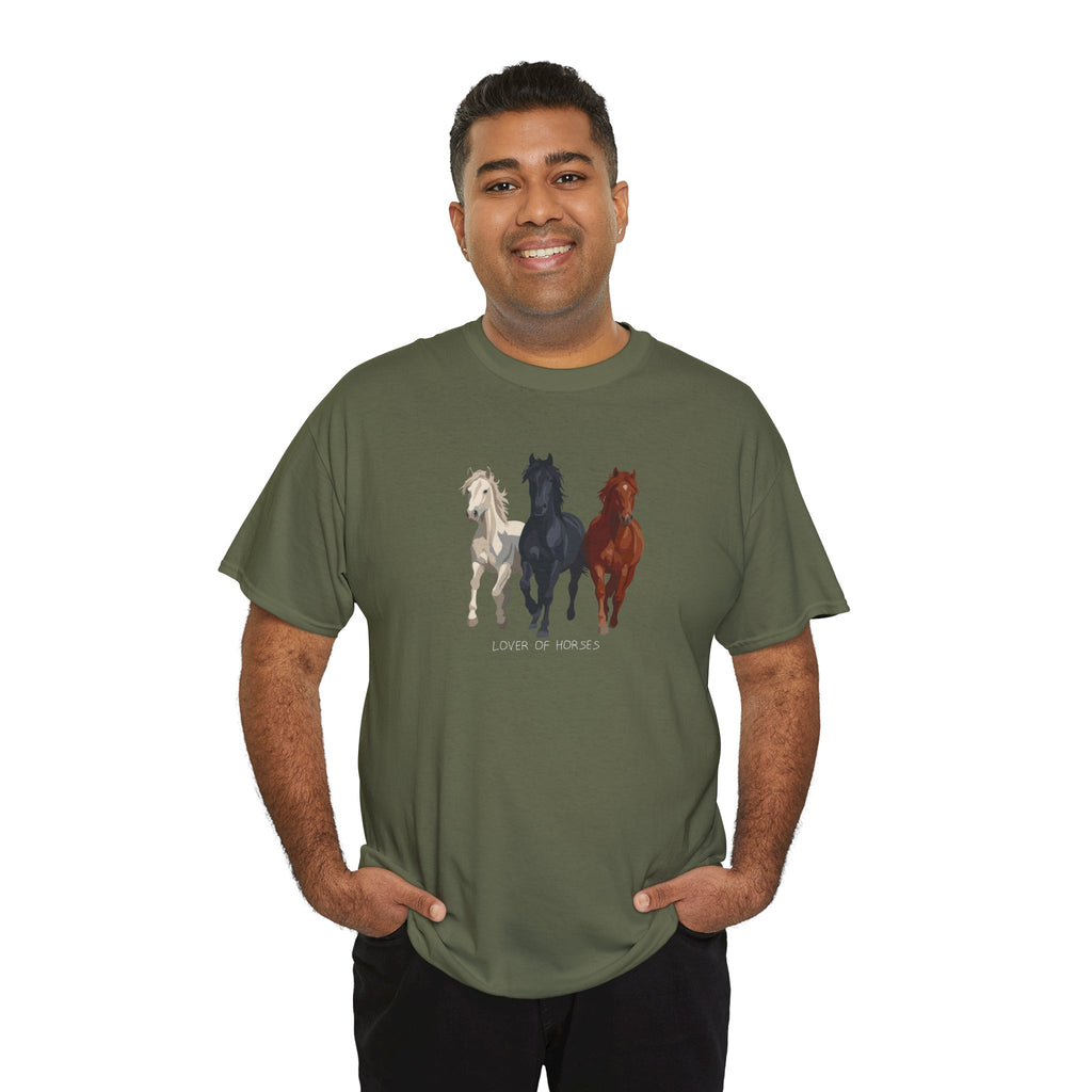T-Shirt — Three Horses 'Love is Love' Pride Graphic Tee