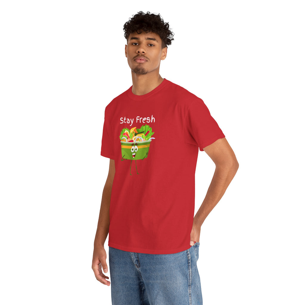 Stay Fresh Salad Tee – Cute Veggie Graphic T-Shirt