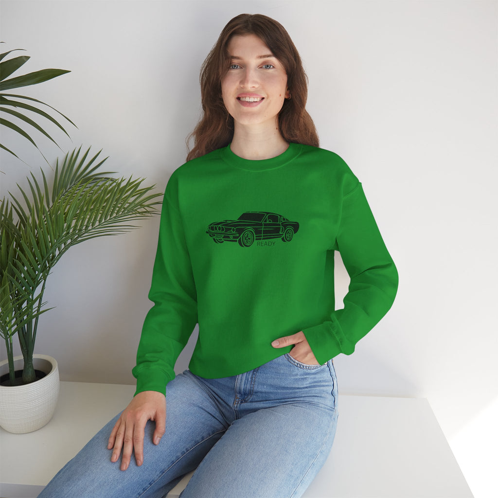 Classic Mustang Outline Crewneck Sweatshirt