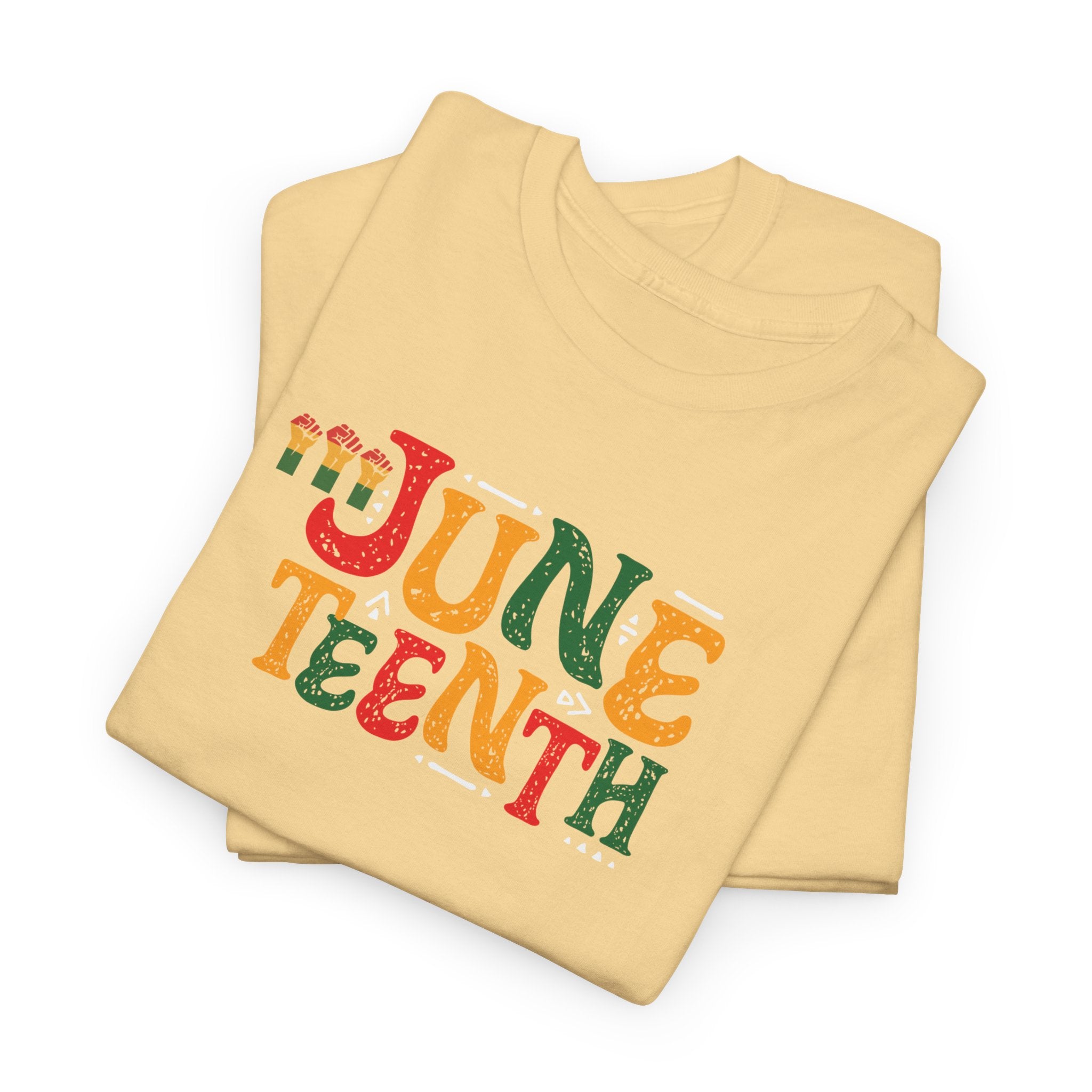 Juneteenth Graphic T-Shirt — Colorful Retro "Juneteenth" Tee (Jun 19 Celebration)