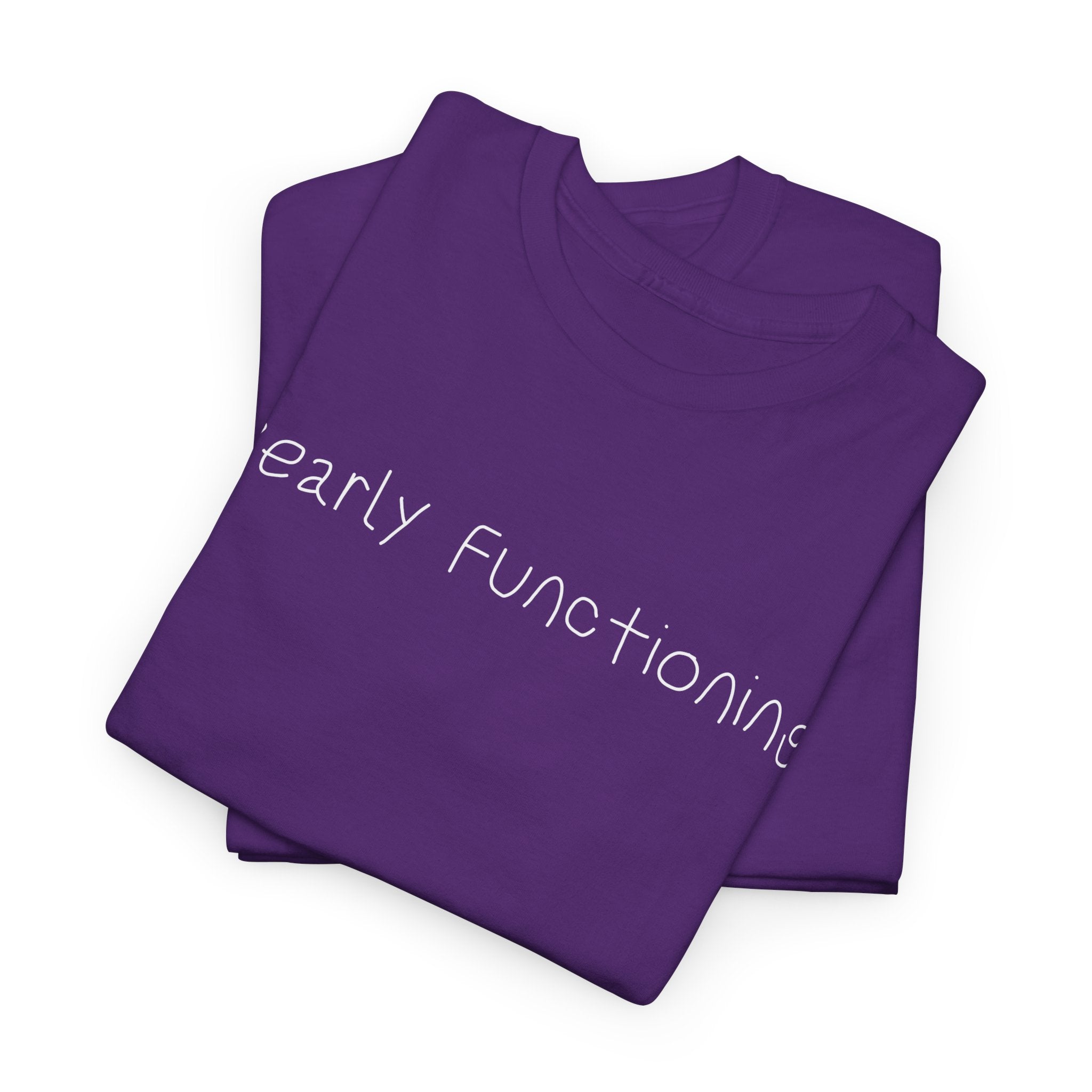 Bearly Functioning T-Shirt — Funny Relatable Graphic Tee for Introverts & Busy People